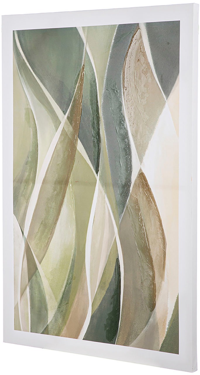 GILDE Leinwandbild »Verde rechteckig« 1 Stk. tlg.