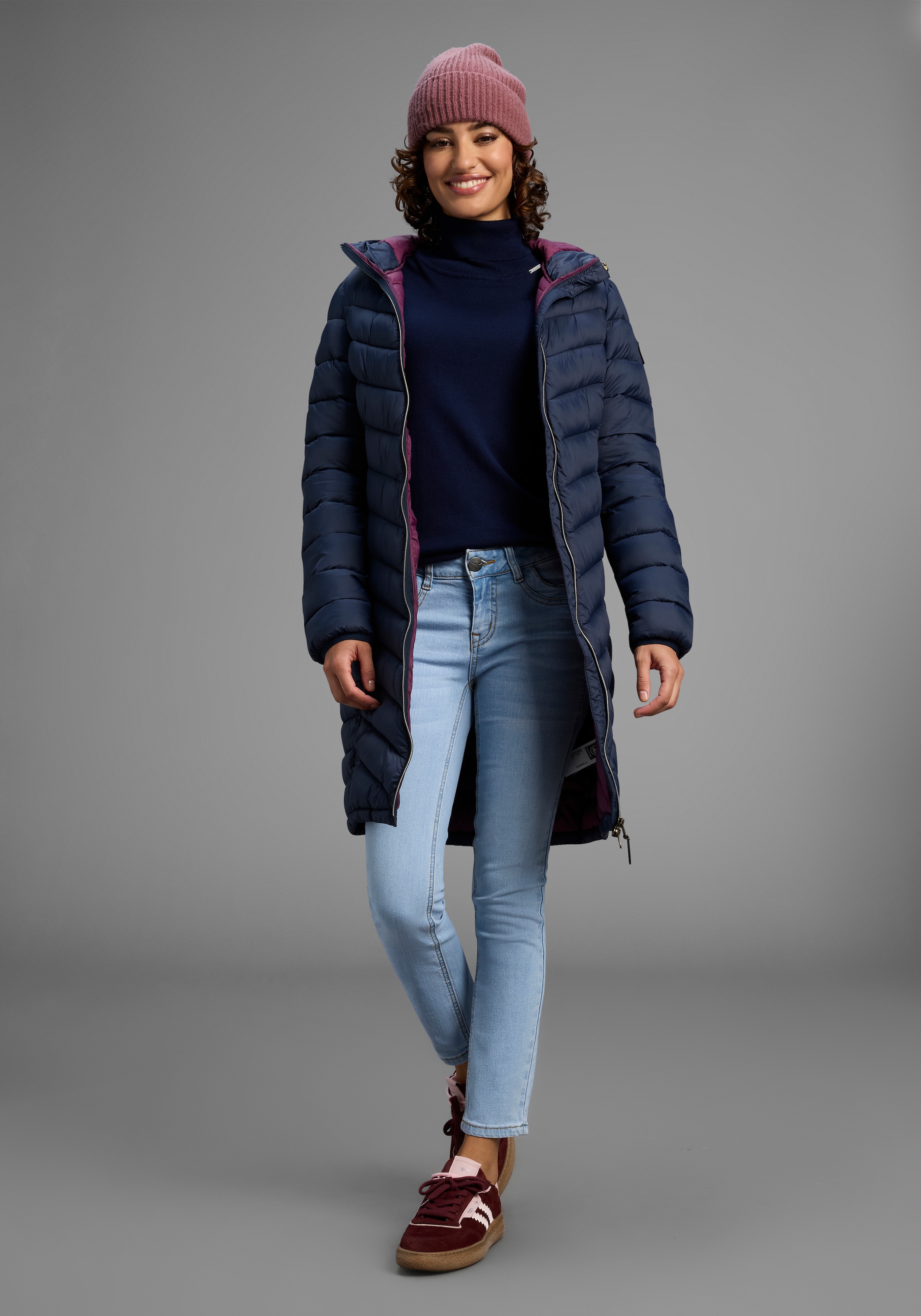 Polarino Steppmantel besonders leicht mit großem Wärmerückhaltevermögen, Übergangsjacke