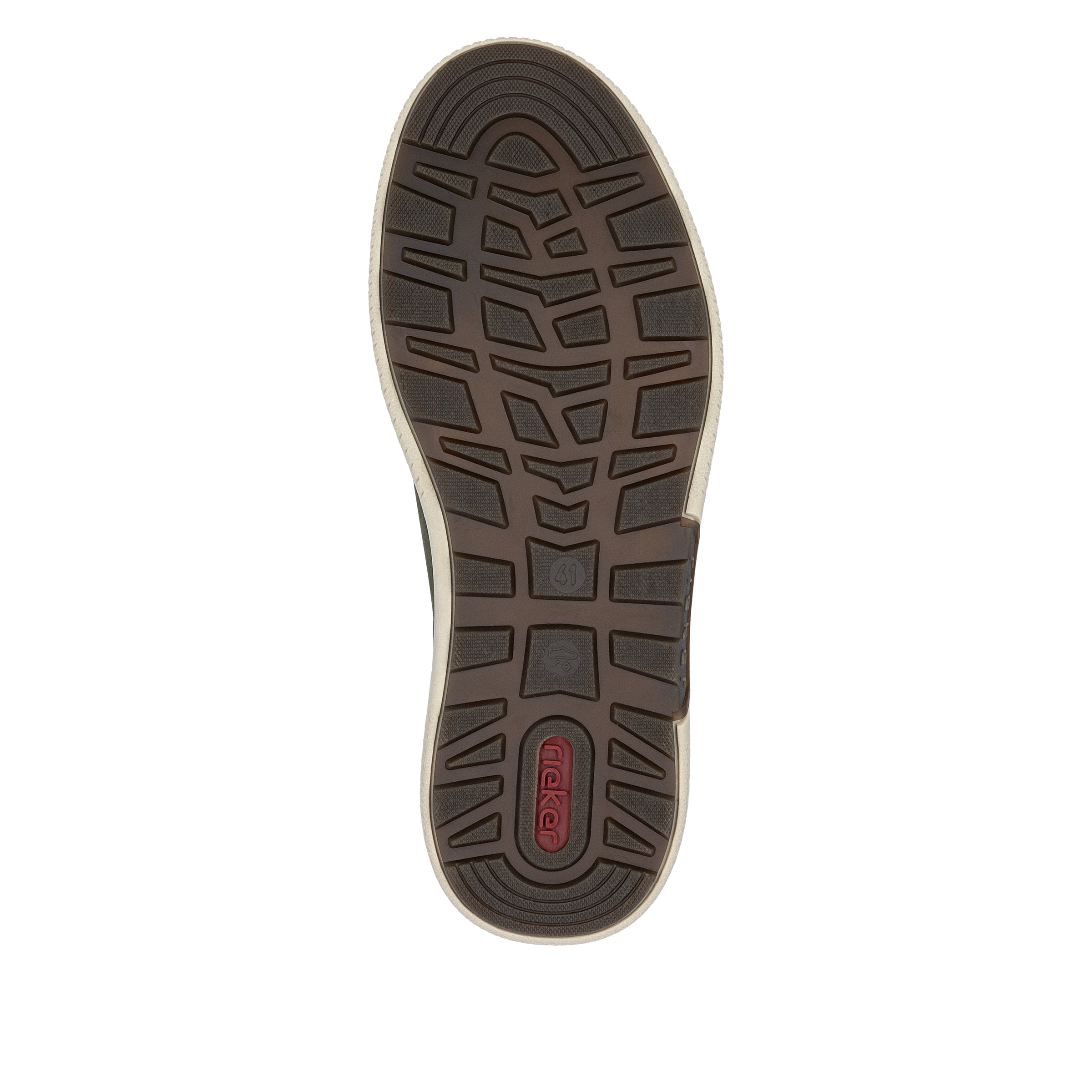 Rieker Sneaker, Halbschuh, Schnürschuh, Casual Sneaker mit weichem Schaftrand