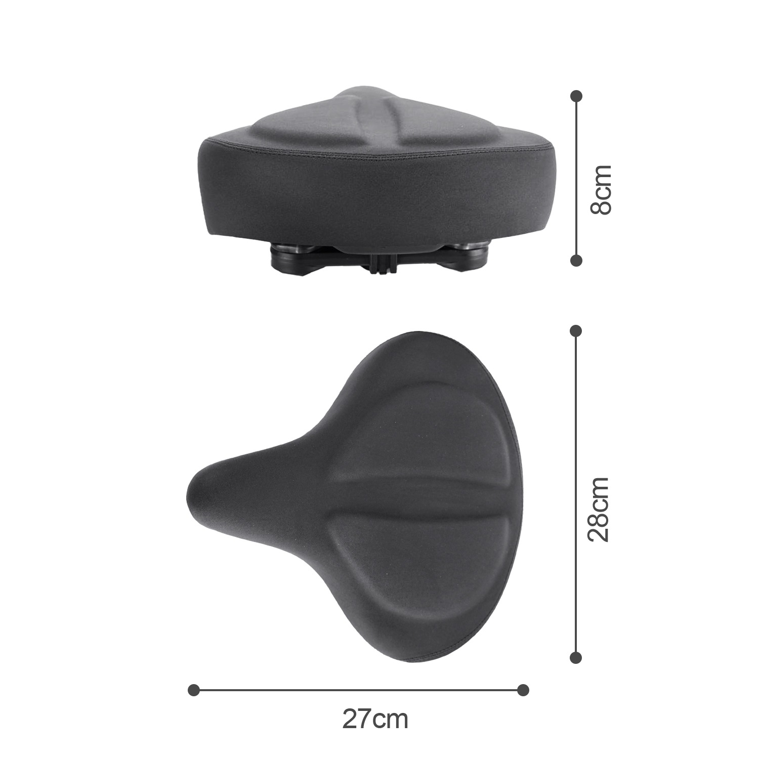 SachsenRad Fahrradsattel »Fahrradsattel Universal«