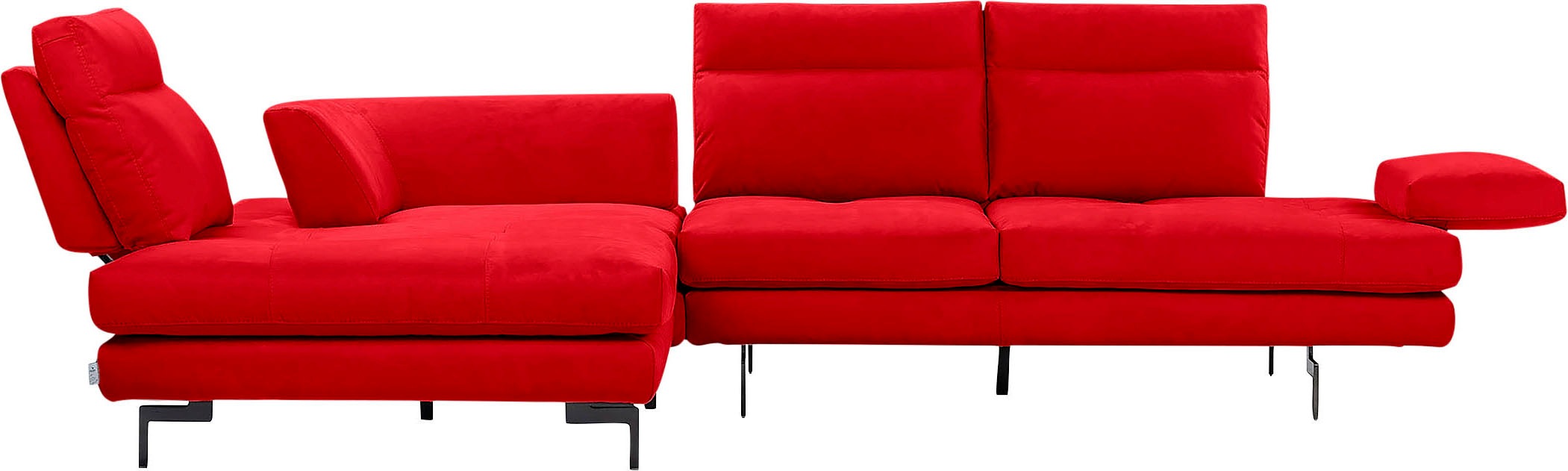 CALIA ITALIA Ecksofa »Toby Wing, Komfortsofa mit Sitzkomfort der Extraklass günstig online kaufen