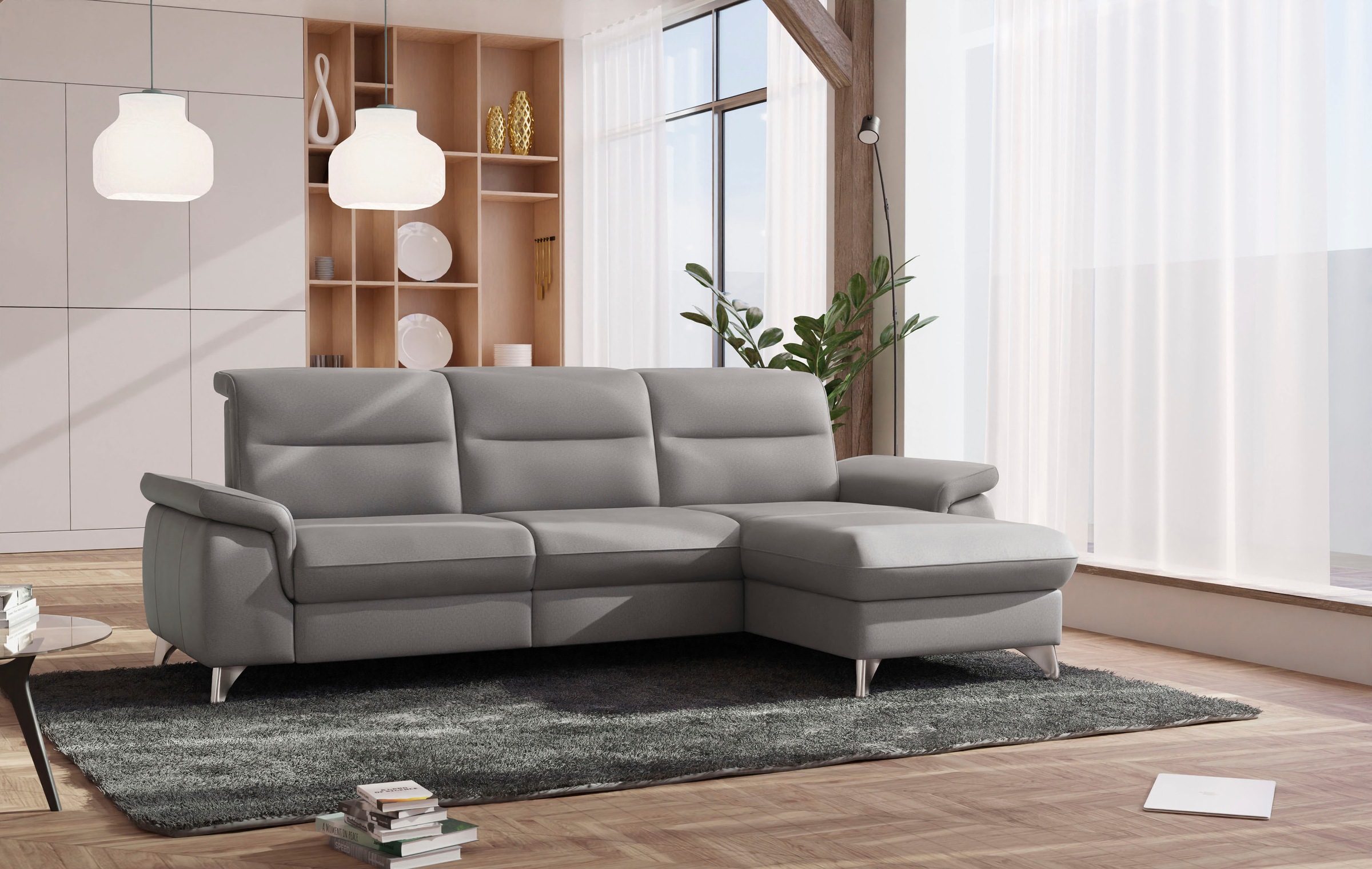 sit&more Ecksofa »Astoria L-Form«, wahlweise mit motorischer Relaxfunktion günstig online kaufen