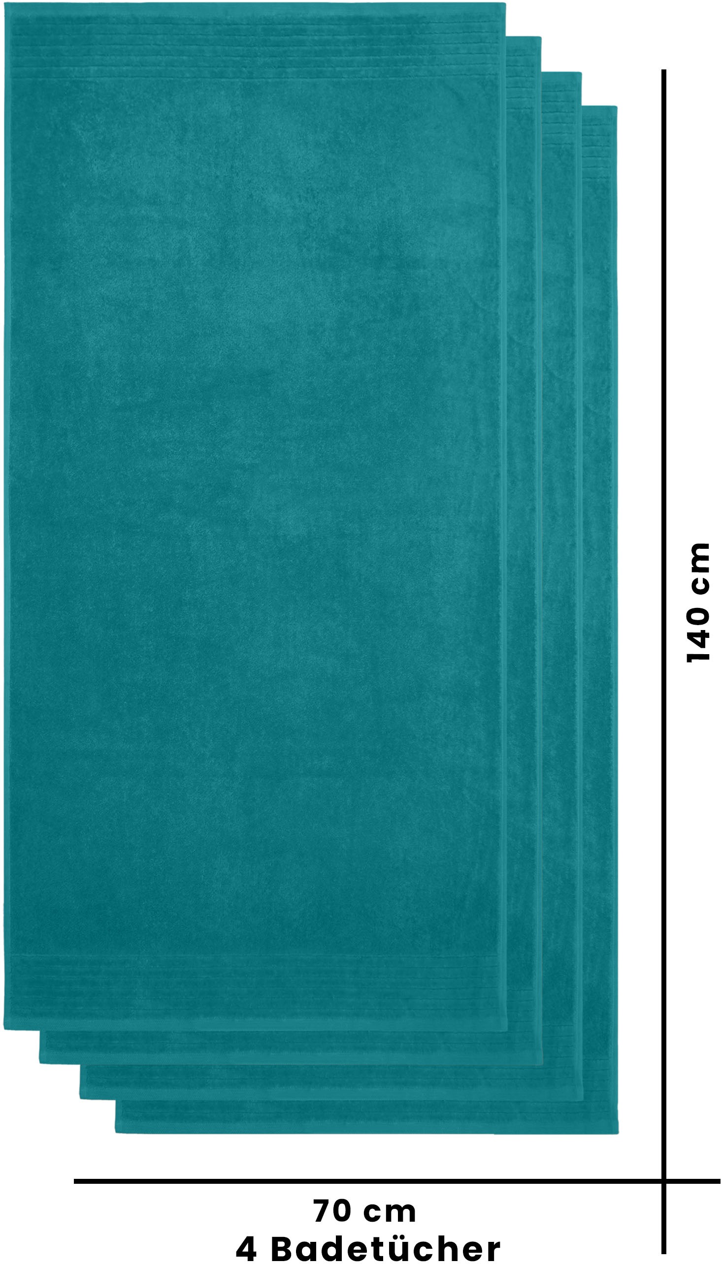 my home Duschtücher »Sanremo premium, Premium Handtücher, 600 gr/m², 70x140 günstig online kaufen