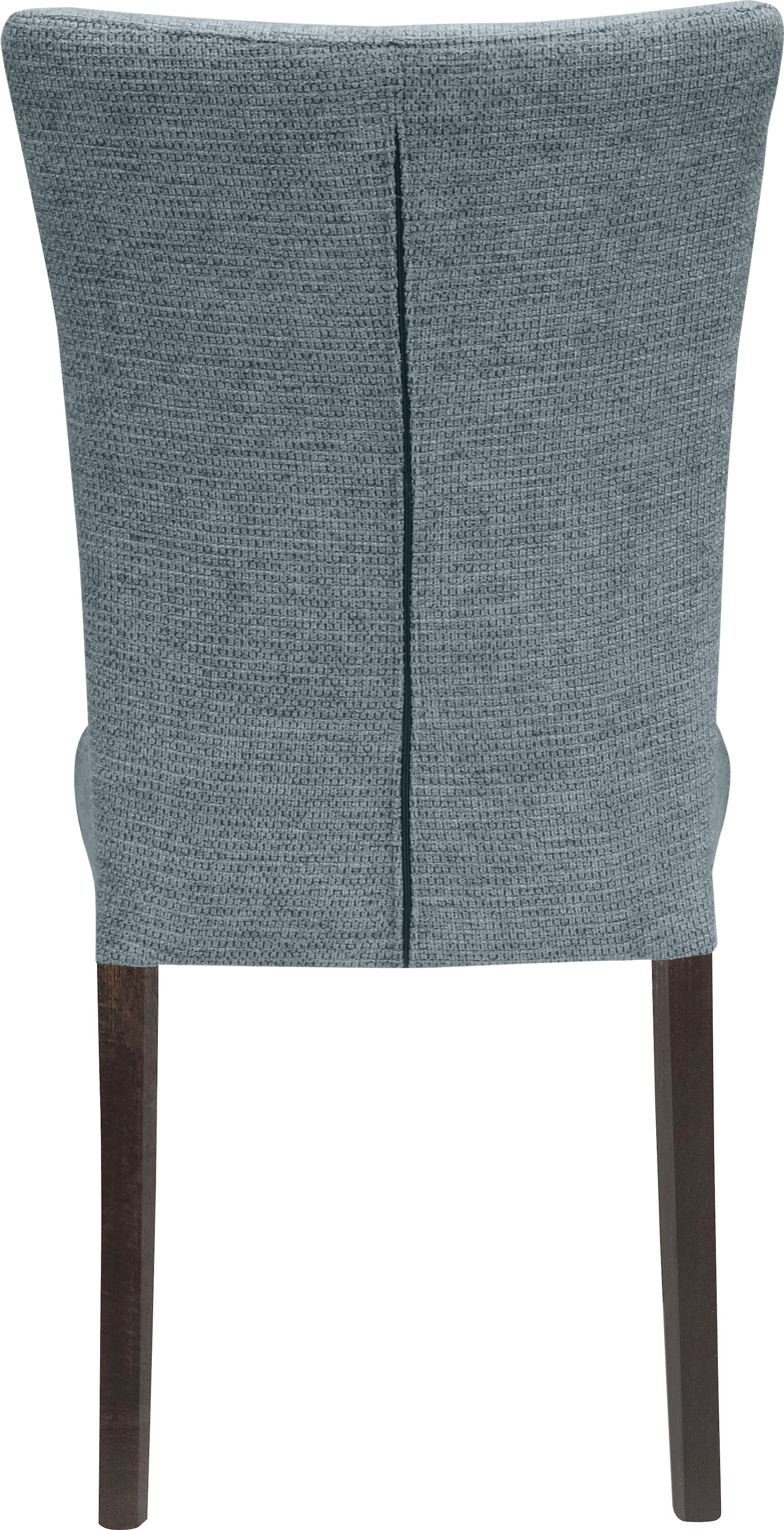 Home affaire 4-Fußstuhl »Aspen«, (Set), 2 St., Softstruktur, Beine aus massiver Buche, wengefarben lackiert