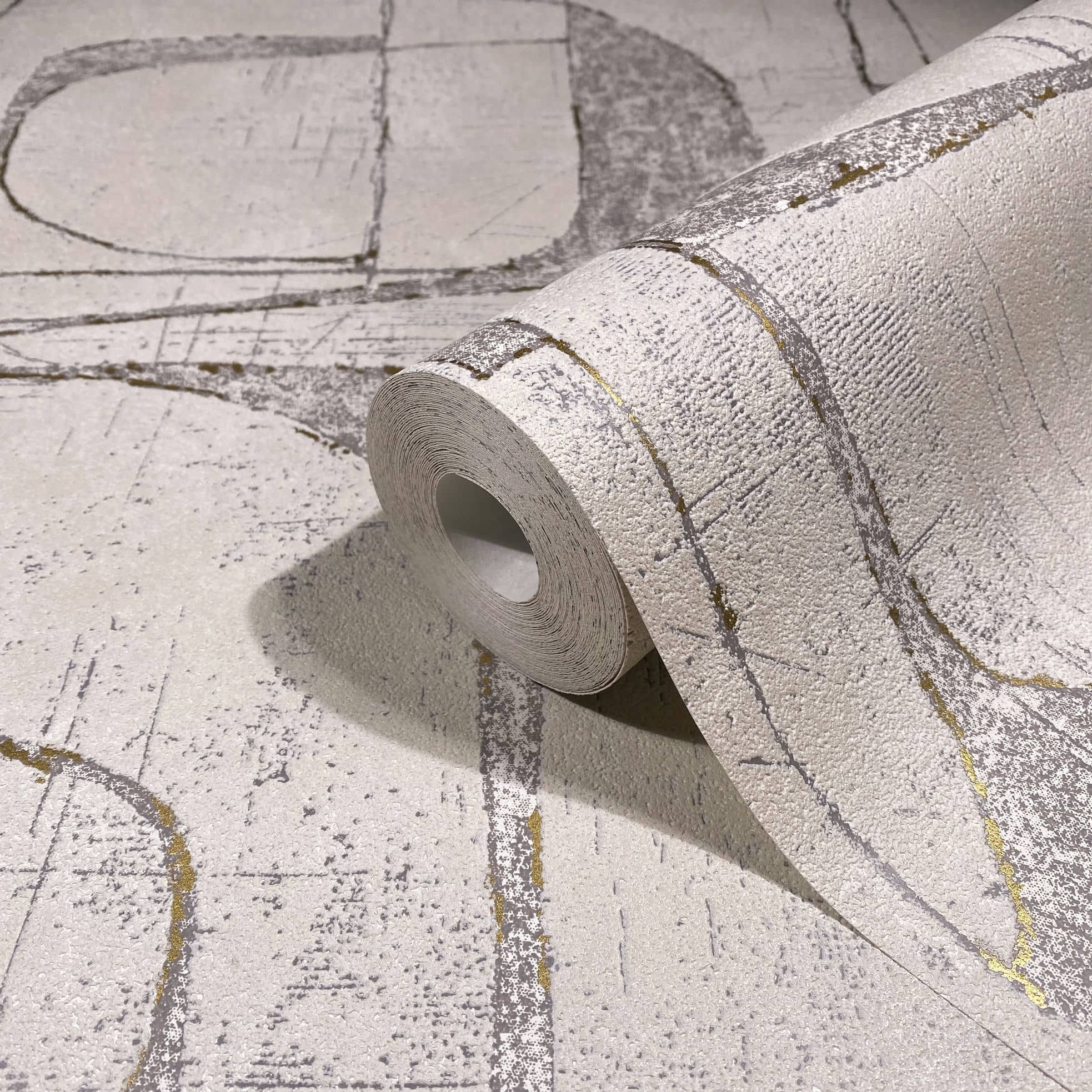 Marburg Vliestapete »Tapete Geometrische Figuren« geometrisch geprägt moder günstig online kaufen