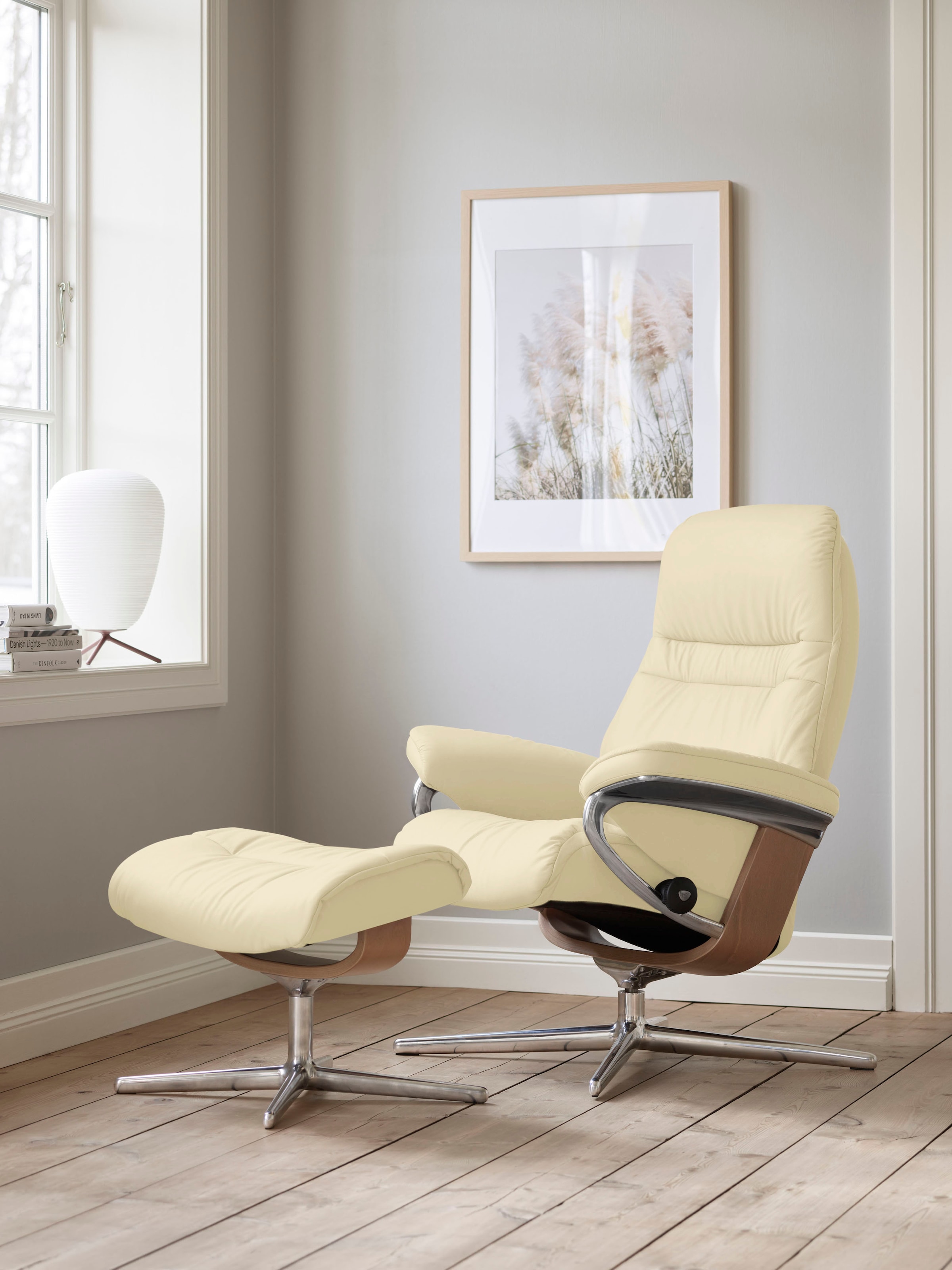 Stressless® Relaxsessel »Sunrise« Set, Relaxsessel mit Hocker, mit Hocker, günstig online kaufen