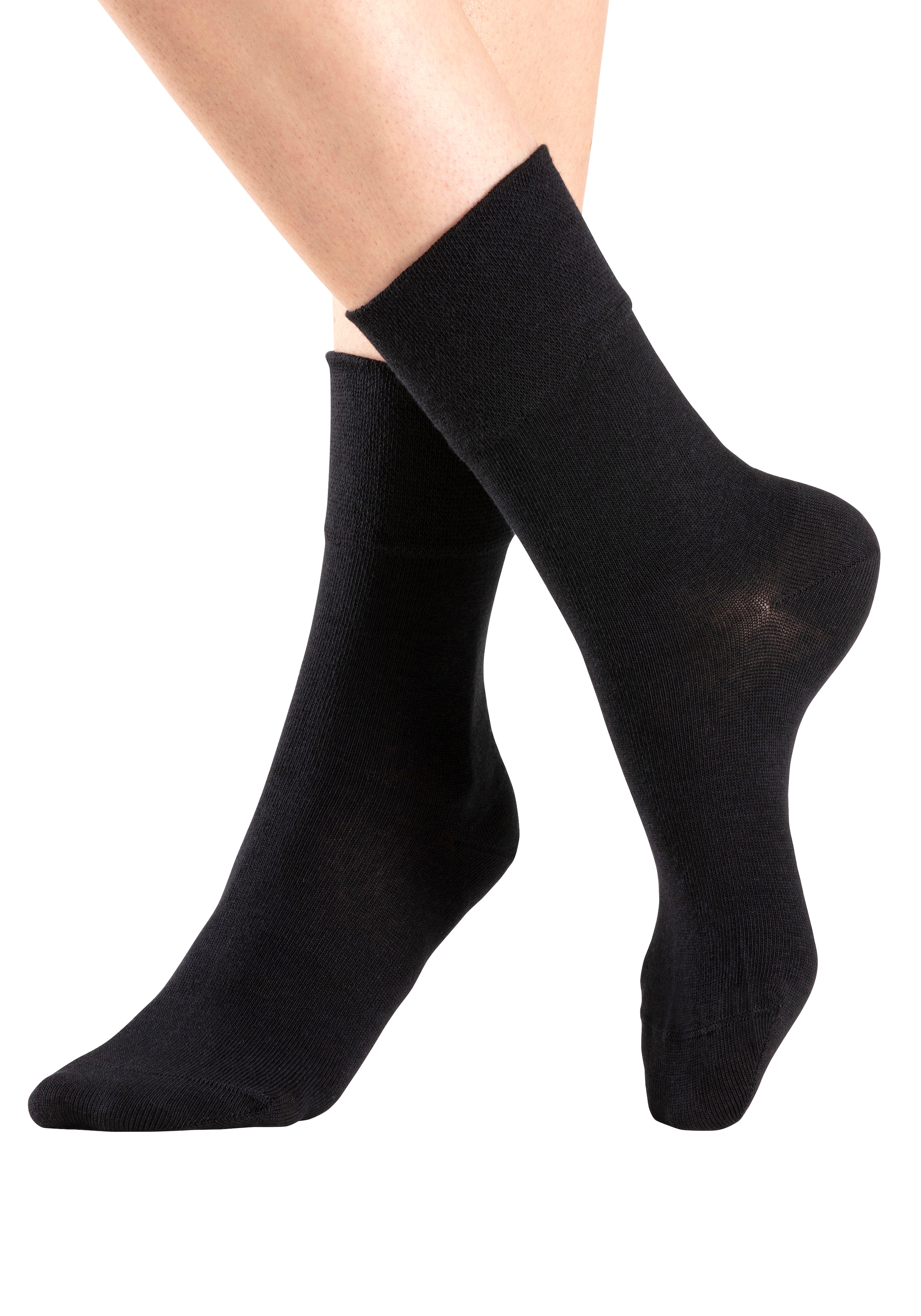 H.I.S Socken, (Packung, 6 Paar), mit Komfortbund auch für Diabetiker geeignet