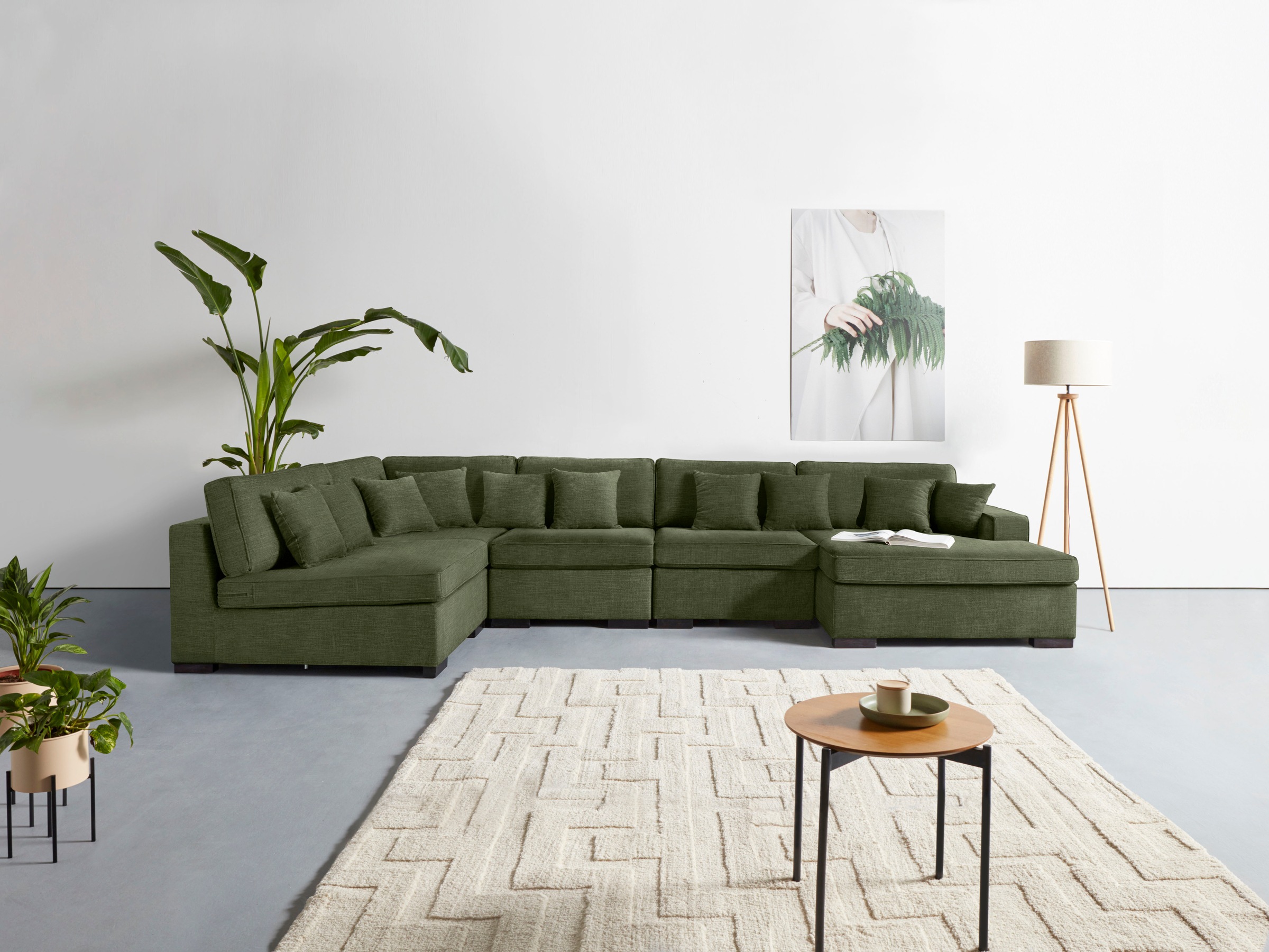 Guido Maria Kretschmer Home&Living Wohnlandschaft »Skara U-Form«, Lounge-So günstig online kaufen
