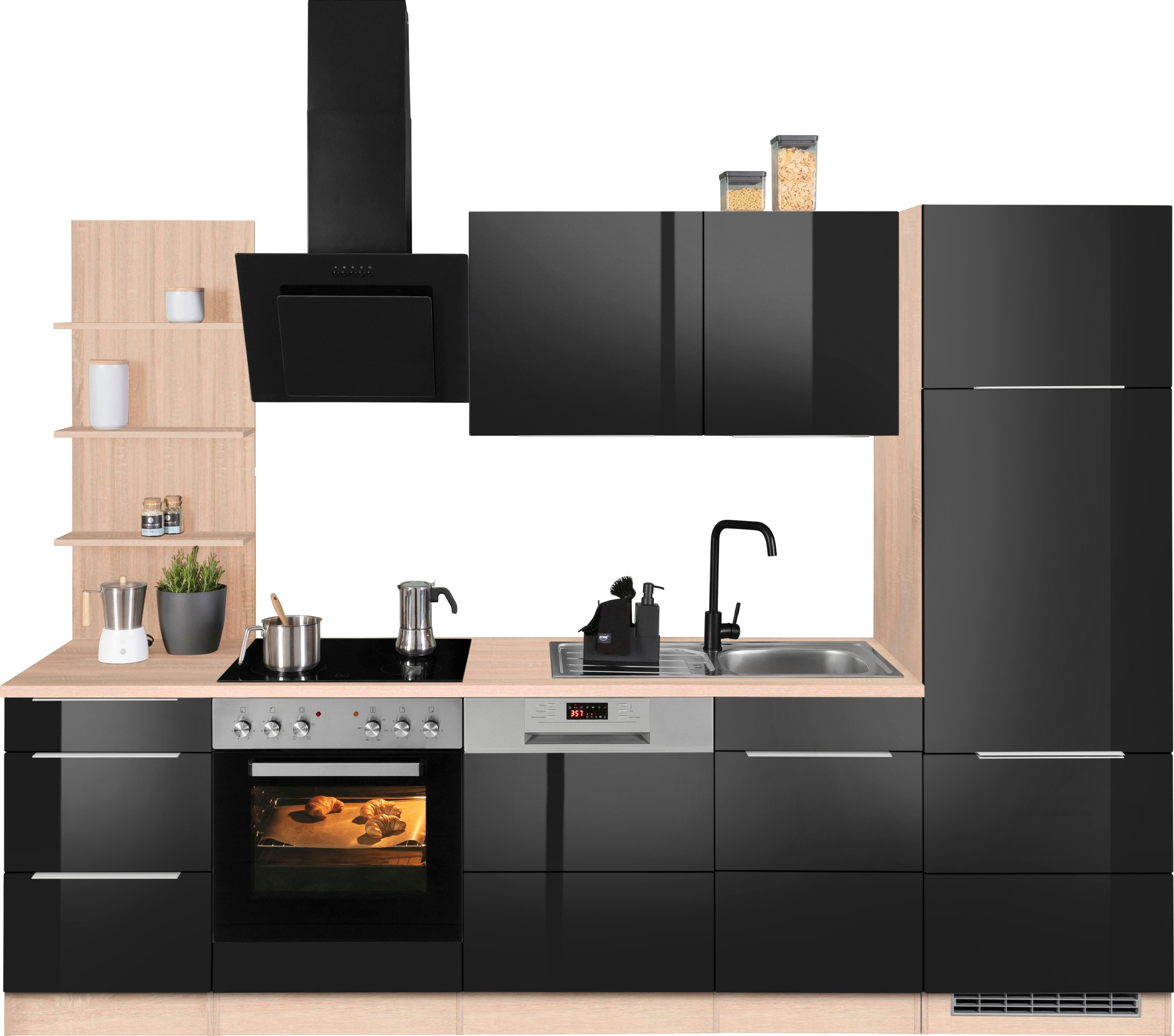MÖBEL »Brindisi«, Küchenzeile mit 280 cm E-Geräten, Breite HELD kaufen