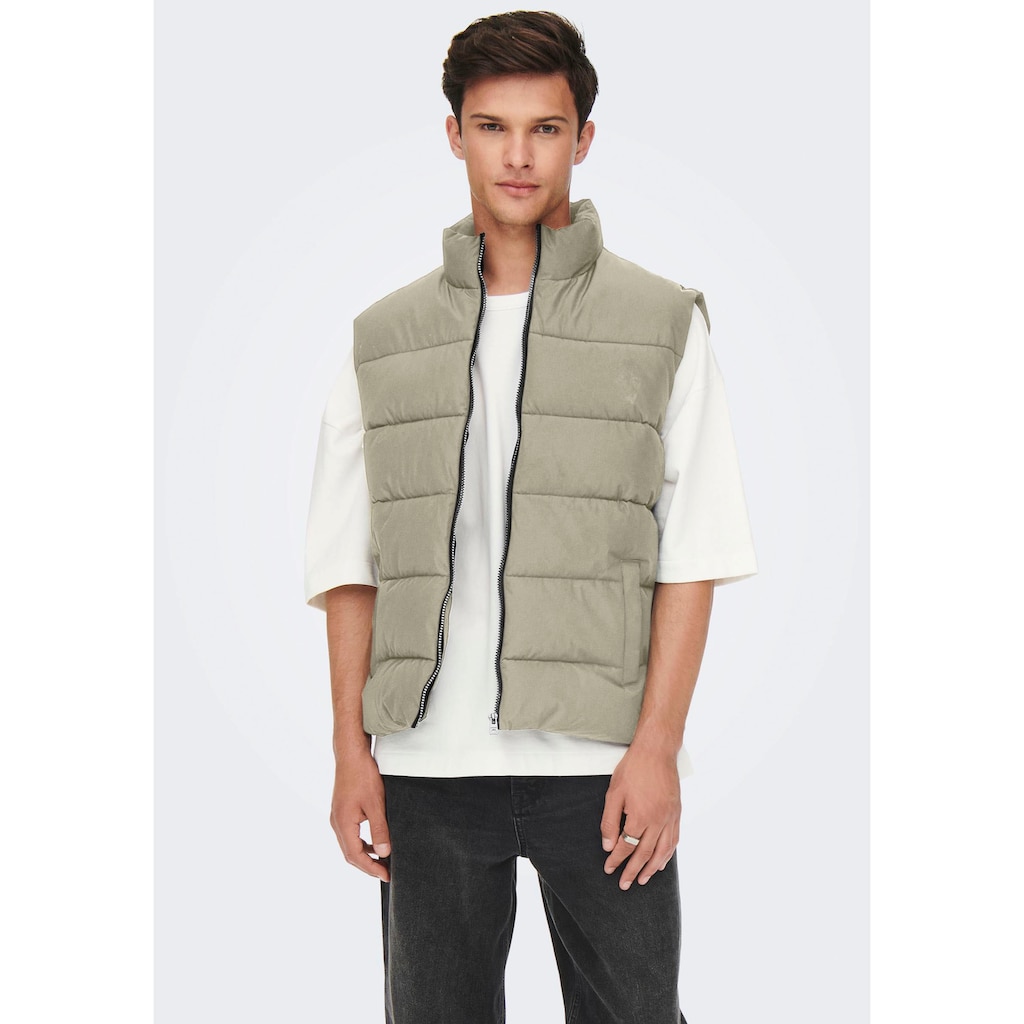 ONLY & SONS Steppweste »ONSMELVIN LIFE PUFFER VEST OTW VD«