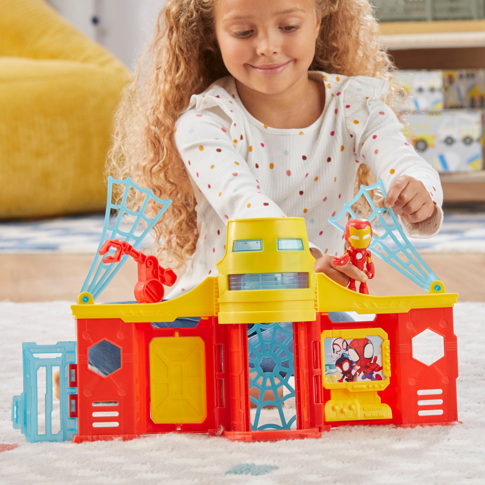Hasbro Spielwelt »Marvel Spidey und seine Super-Freunde, Iron Mans Turm«, inklusive Figur