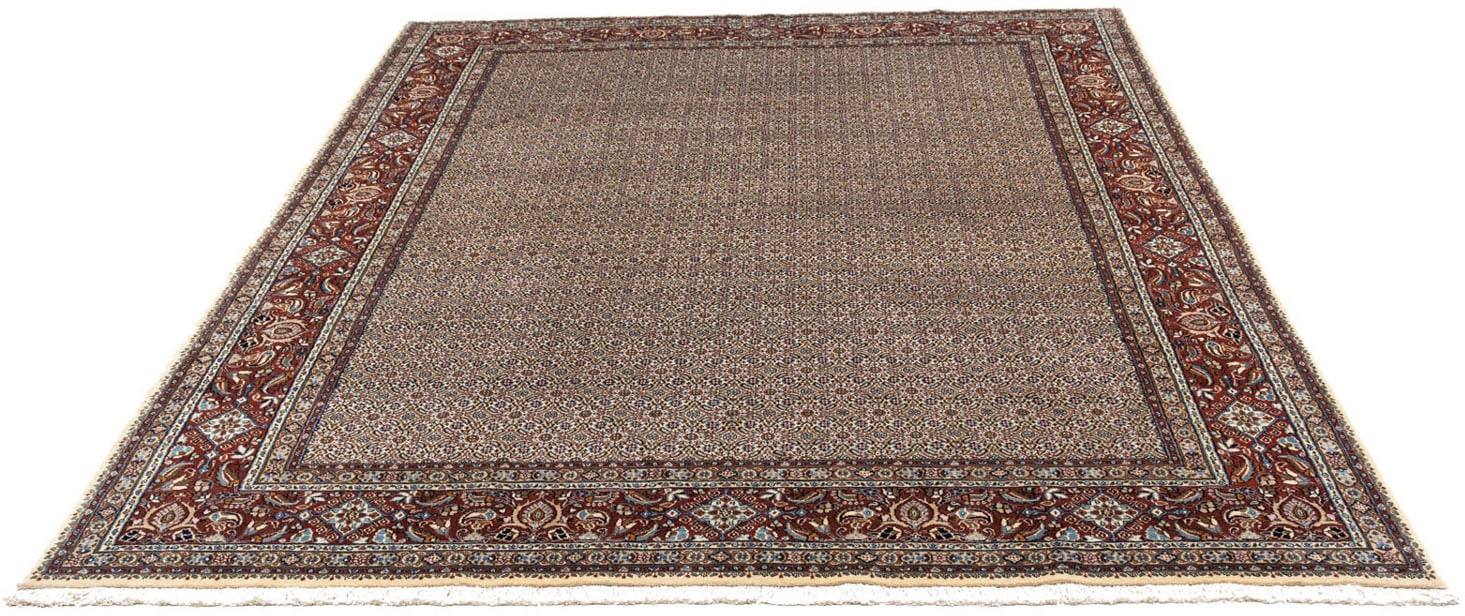 morgenland Wollteppich »Moud Medaillon Beige 257 x 150 cm«, rechteckig, 10 günstig online kaufen