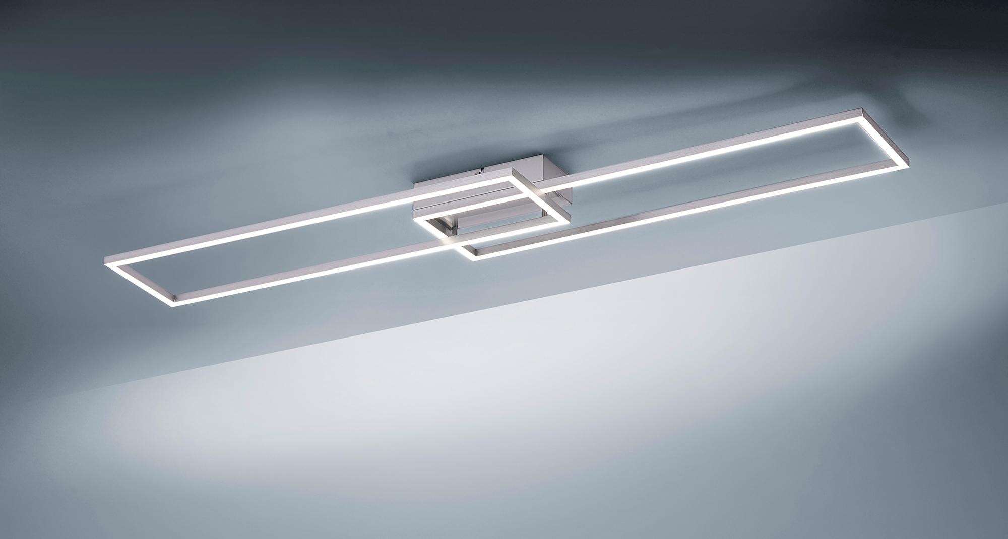 JUST LIGHT Deckenleuchte »IVEN«, 2 flammig, Leuchtmittel LED-Board | LED fest integriert, CCT-Farbtemperaturregelung, Dimmbar über Funkfernbed., Memoryfunktion