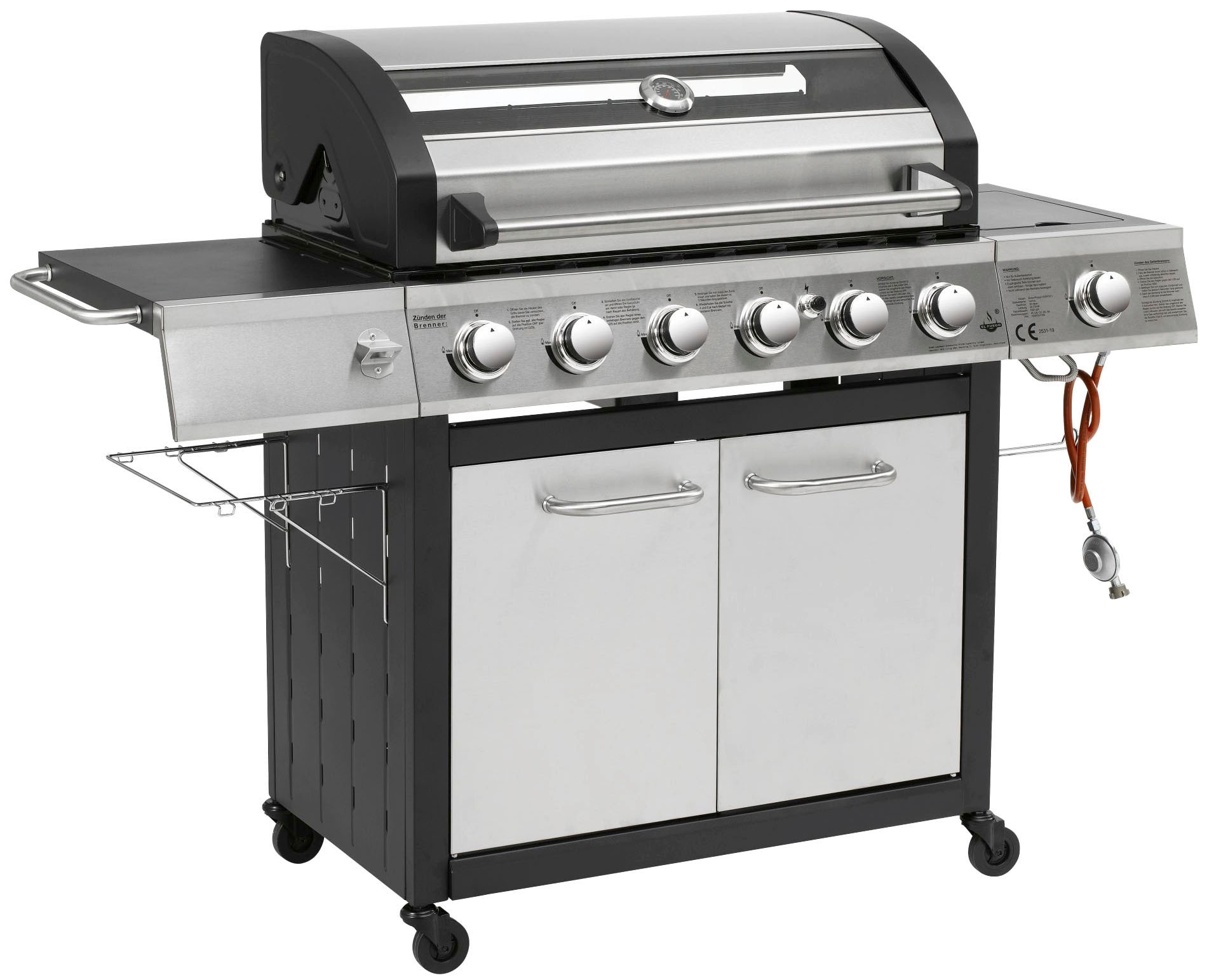 El Fuego Gasgrill »Long Beach«, BxTxH: 161x59,5x121 cm