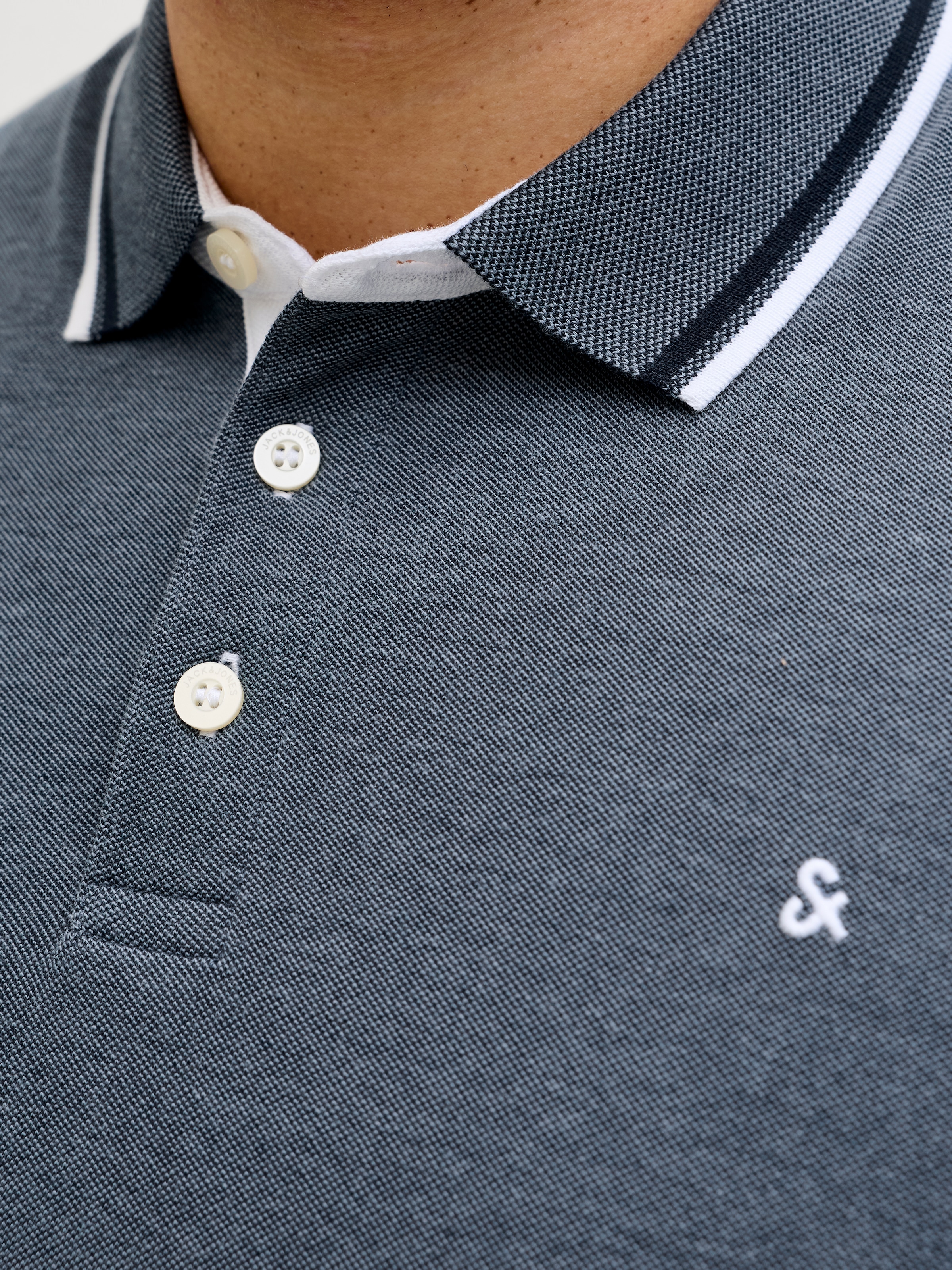 Jack & Jones PlusSize »JJEPAULOS POLO SS NOOS PLS« Baumwolle, regular fit