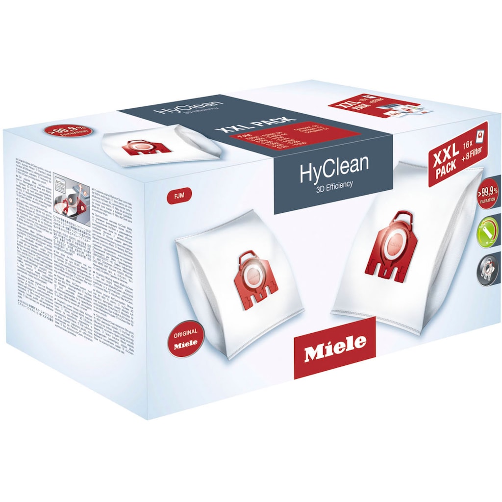 Miele Staubsaugerbeutel »HyClean 3D Efficiency FJM«, XXL Pack (16 Stück)