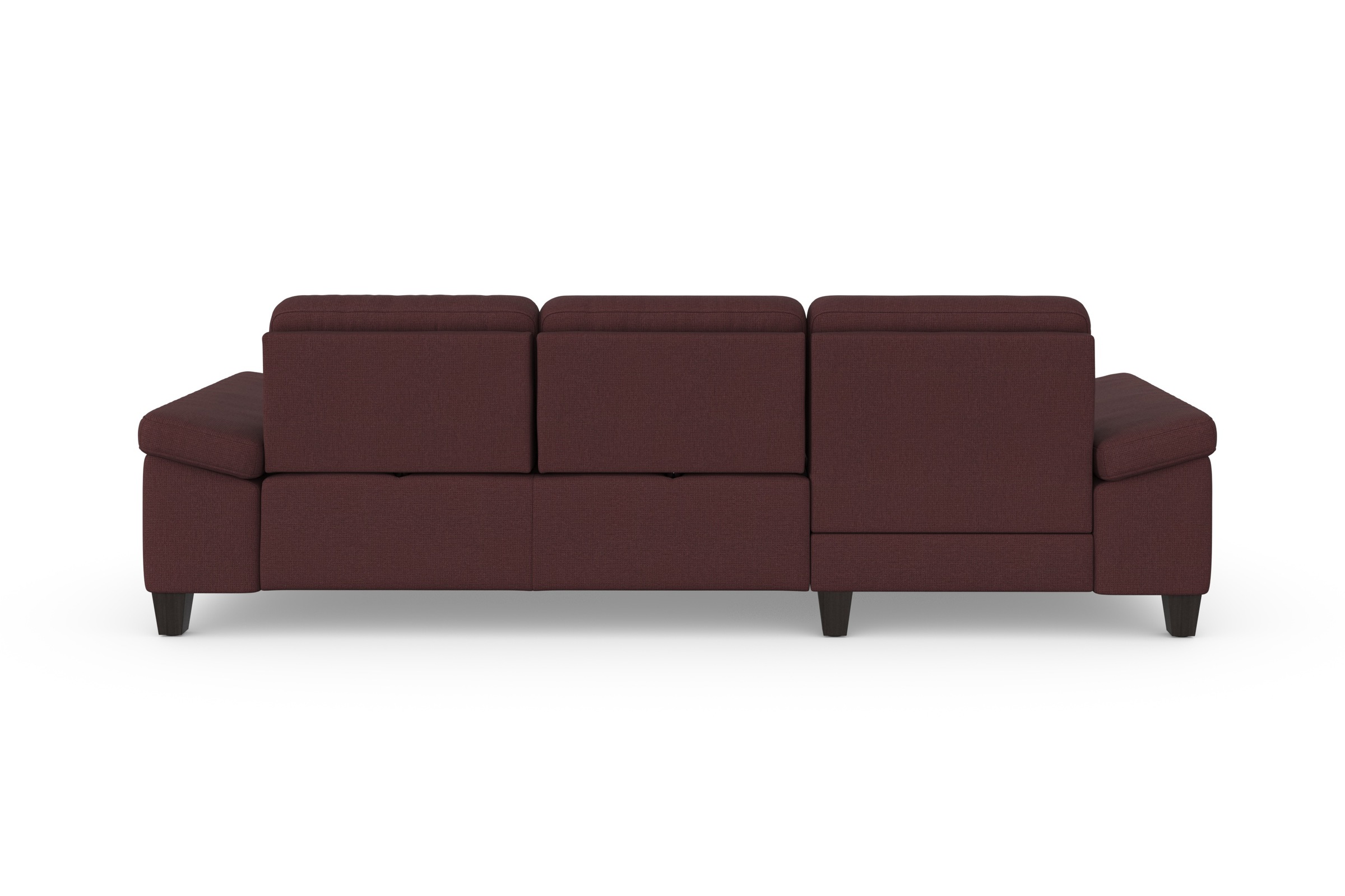 sit&more Ecksofa »Westham L-Form«, Recamiere, mit oder ohne Bettfunktion, Bettkasten, Füße wengefarben