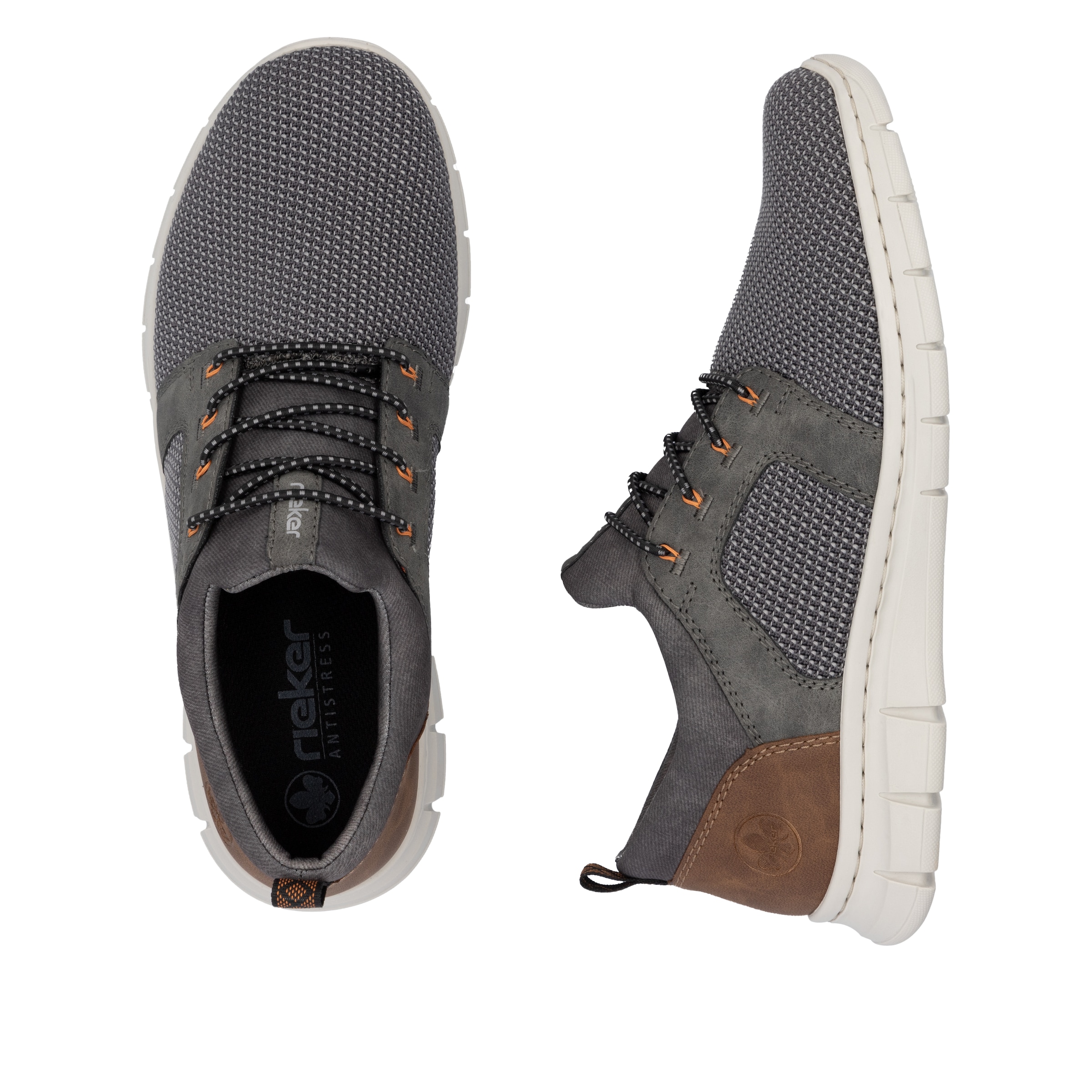 Rieker Slip-On Sneaker, Schlupfschuh, Halbschuh, Freizeitschuh mit Gummizug, zum Schlupfen