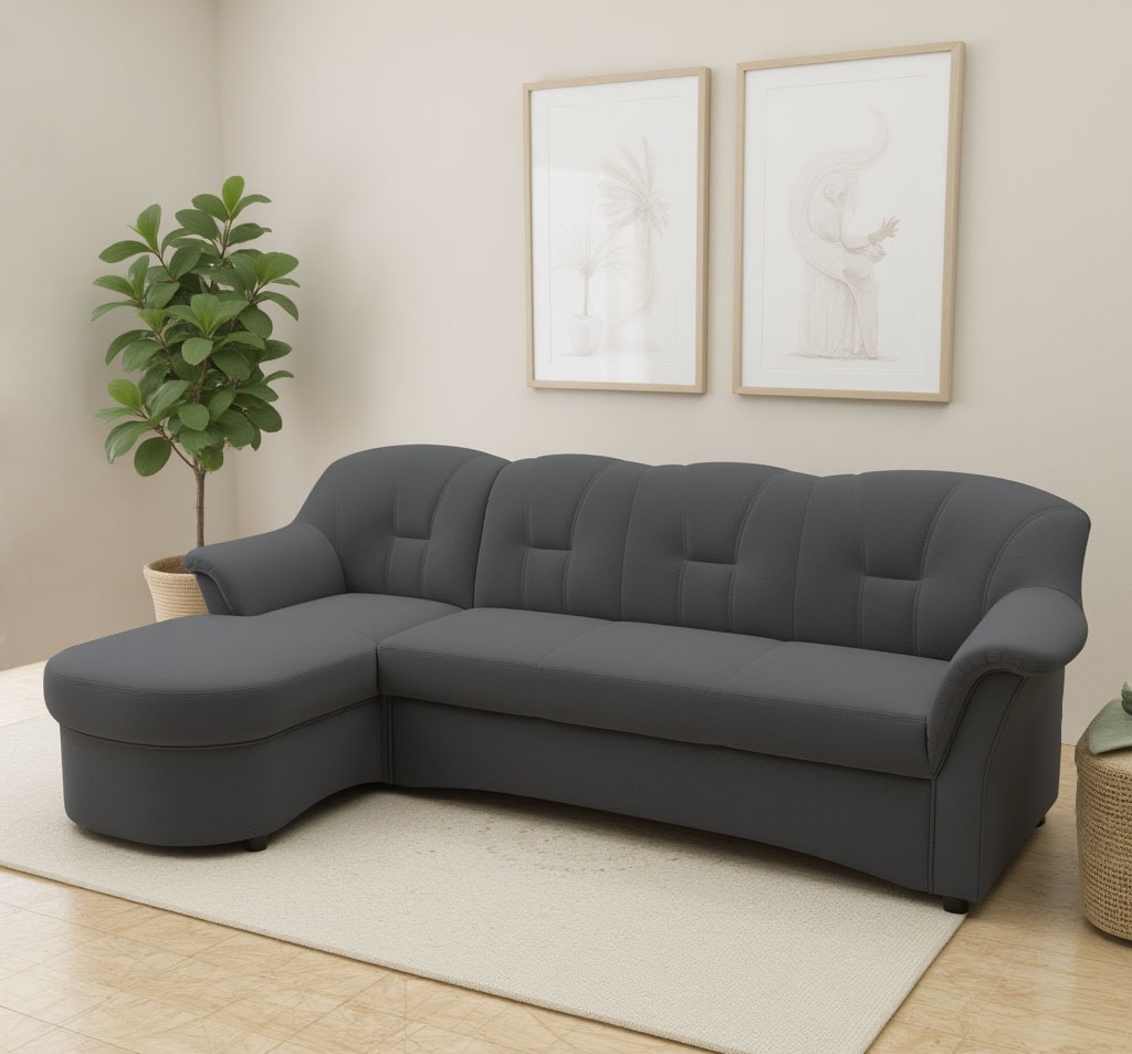 DOMO collection Ecksofa »Flores Schlafsofa, B/T/H: 233/142/86 cm, L-Form«, günstig online kaufen