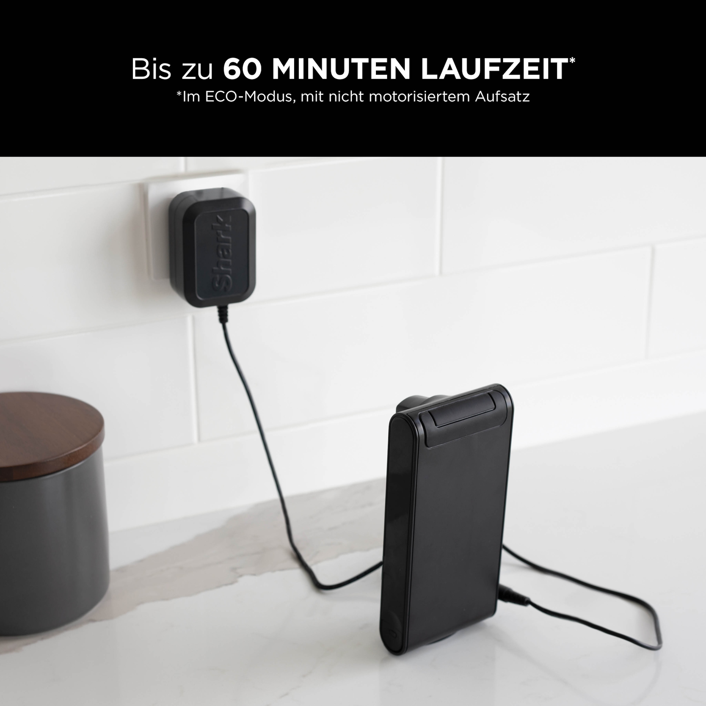 Shark Akku-Hand-und Stielstaubsauger »Shark Stratos Akku-Staubsauger [Einzelakku] IZ400EUT« - Mit Anti-Allergen Complete Seal