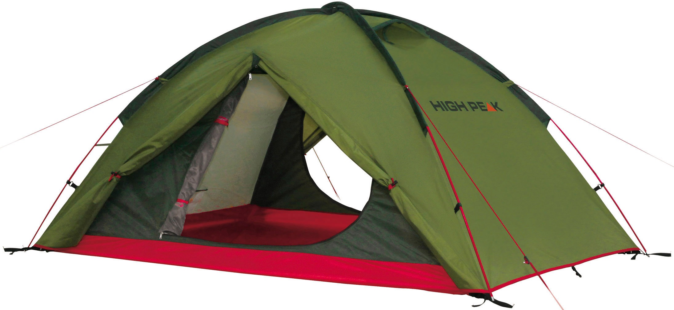 HIGH PEAK Kuppelzelt »Woodpecker 3 LW« 3 Personen pesto-rot