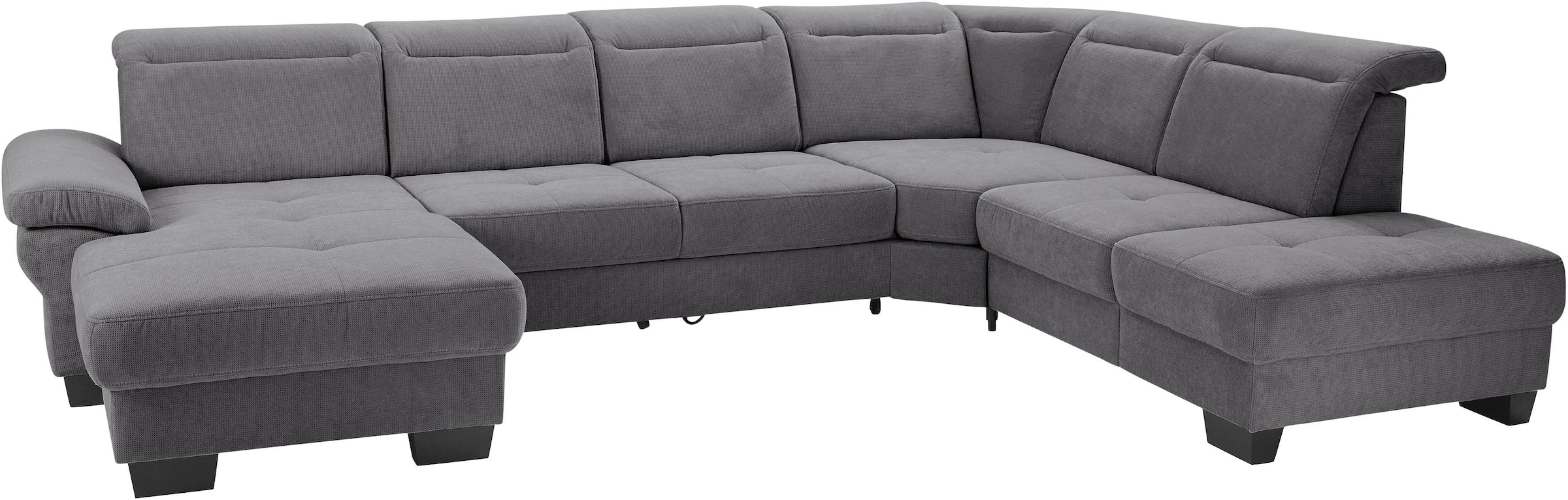 Home affaire Wohnlandschaft »Cornwall U-Form« inkl. Sitztiefenverstellung, günstig online kaufen