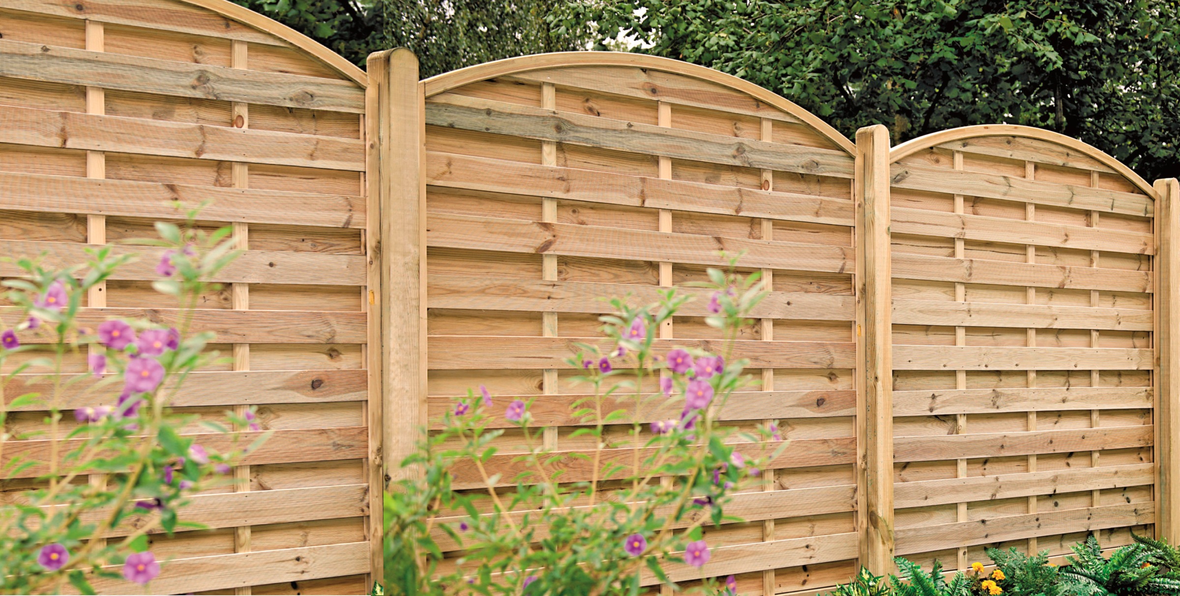 Tetzner & Jentzsch Dichtzaun »Madison 6« 8 Elemente, LxH: 1521x180 cm