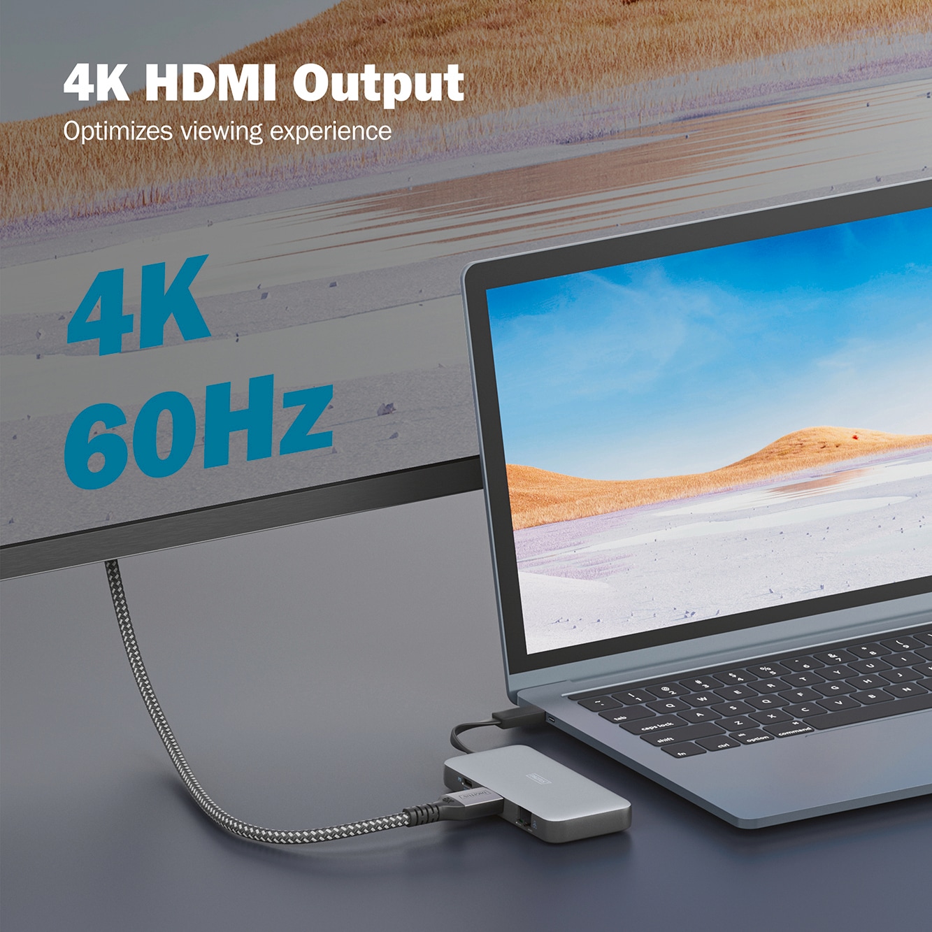 Digitus Laptop-Dockingstation »USB-C Travel Docking Station, 7-Port, HDMI, USB, RJ45«