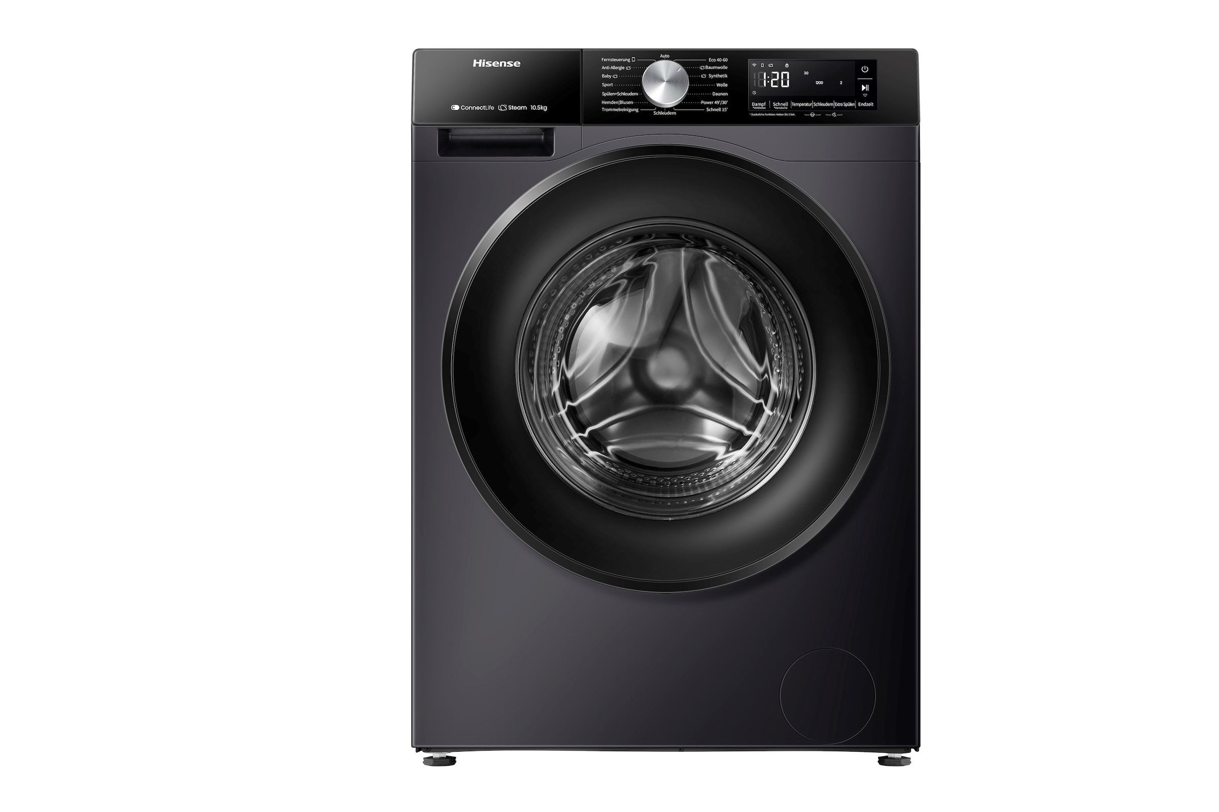 Hisense Waschmaschine »WF5S1045BB«, 10,5 kg, 1400 U/min, AutoDosing