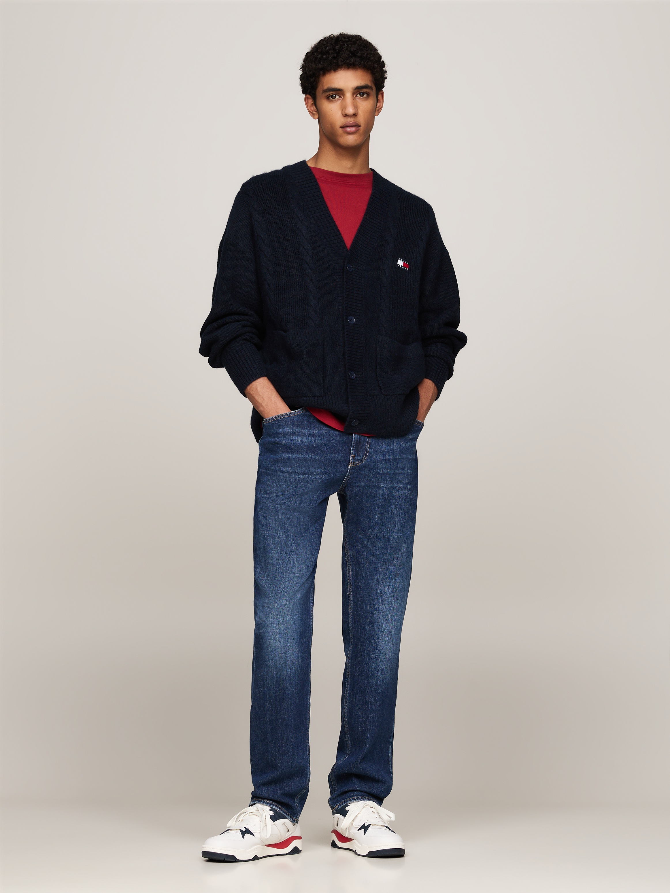 Tommy Jeans Slim-fit-Jeans »RYAN SLIM STRAIGHT«, mit Logoprägung