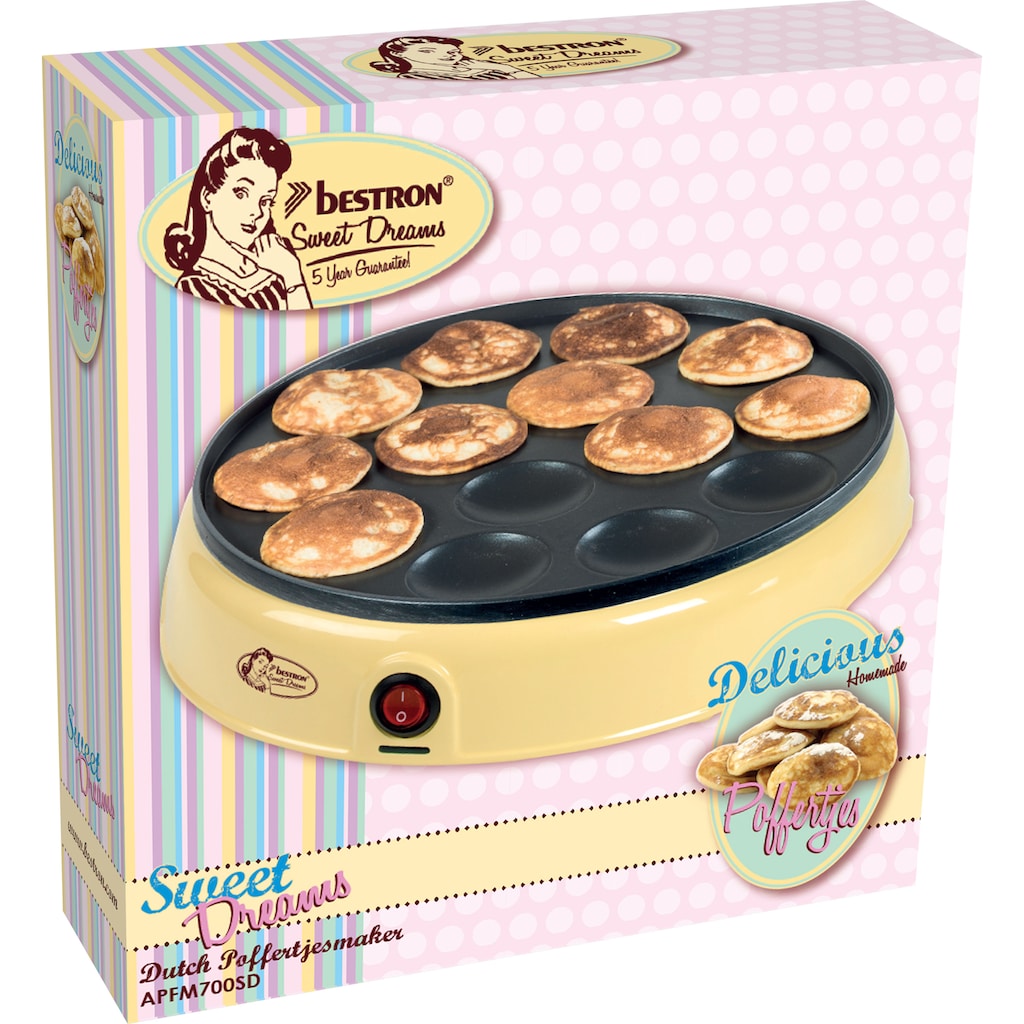 bestron Poffertjes-Maker »APFM700SD Sweet Dreams«, 800 W