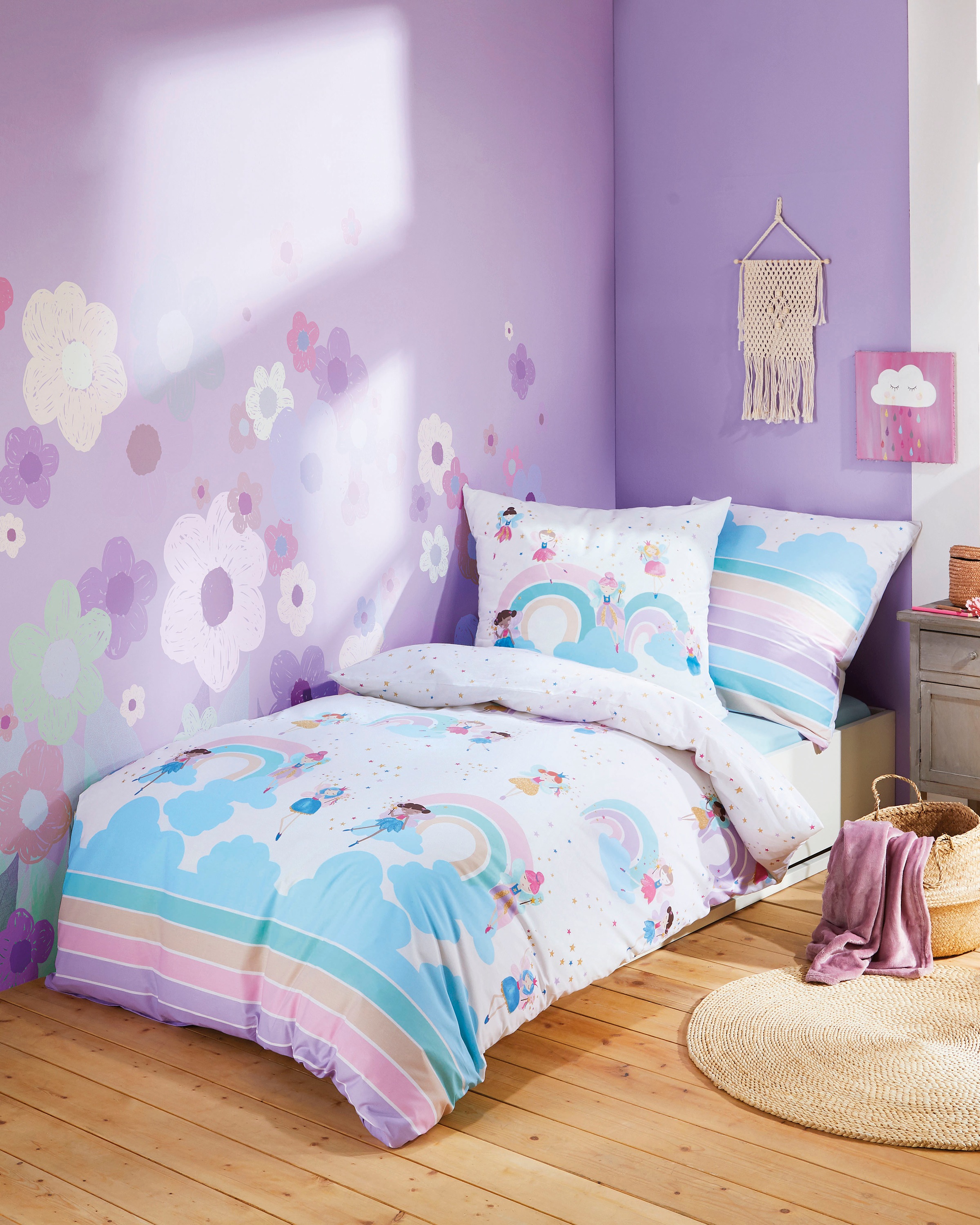 Kaeppel Kinderbettwäsche »Rainbow Fairies« 2 Stk. tlg. Mit Feen günstig online kaufen