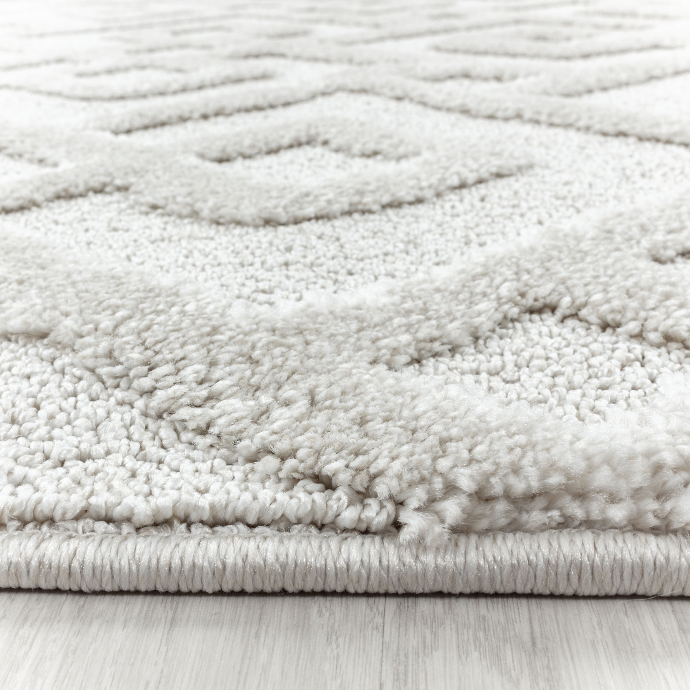 Ayyildiz Teppiche Teppich »PISA 4708«, rechteckig, 20 mm Höhe, Läufer, rund, Hoch Tief Struktur, Wohnzimmer, Schlafzimmer