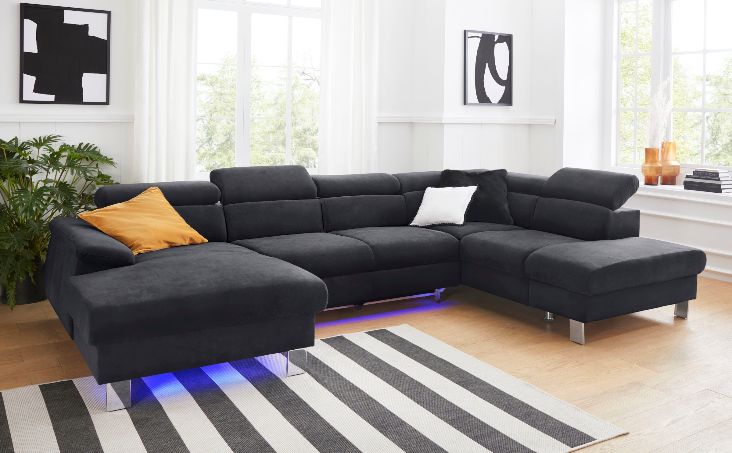 COTTA Polstergarnitur »Komaris U-Form«, (Set), Set bestehend aus: Wohnlands günstig online kaufen