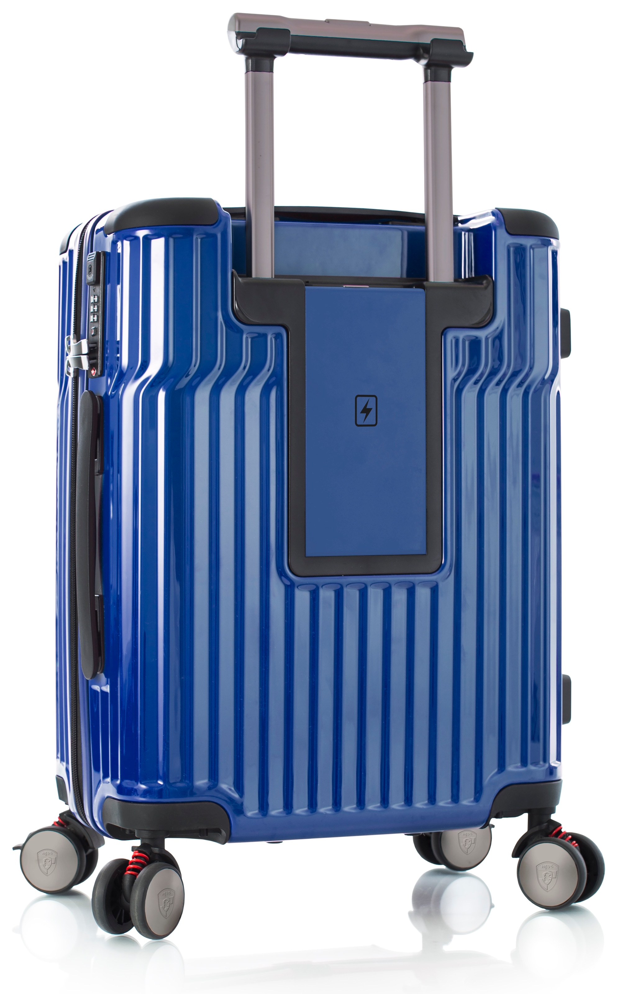 Heys Handgepäckkoffer »Handgepäckkoffer Tekno, 53 cm«, 4 Rollen, mit USB-Anschluss
