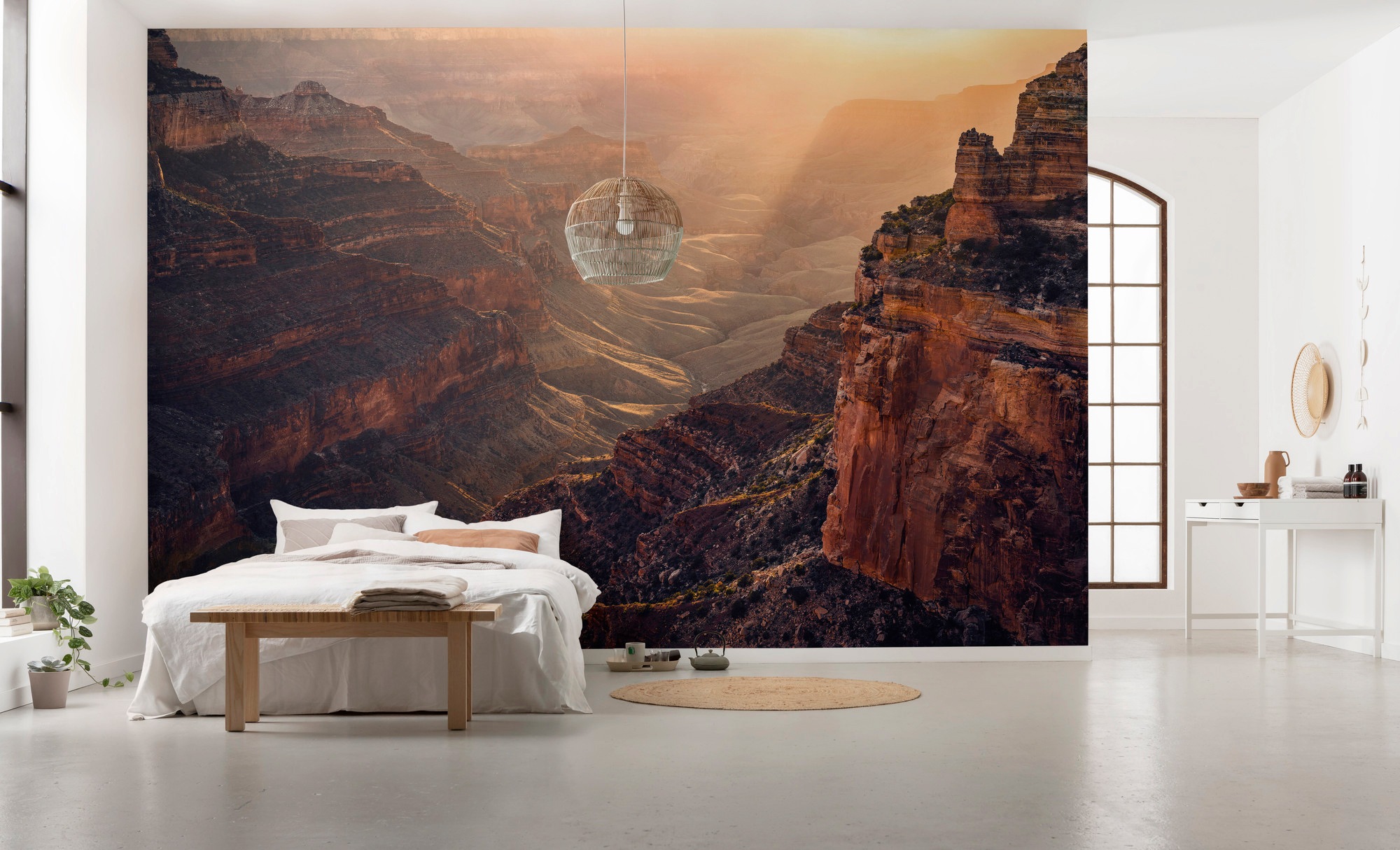 Sanders & Sanders Fototapete Landschaft Beige 450 x 280 cm 612694 günstig online kaufen