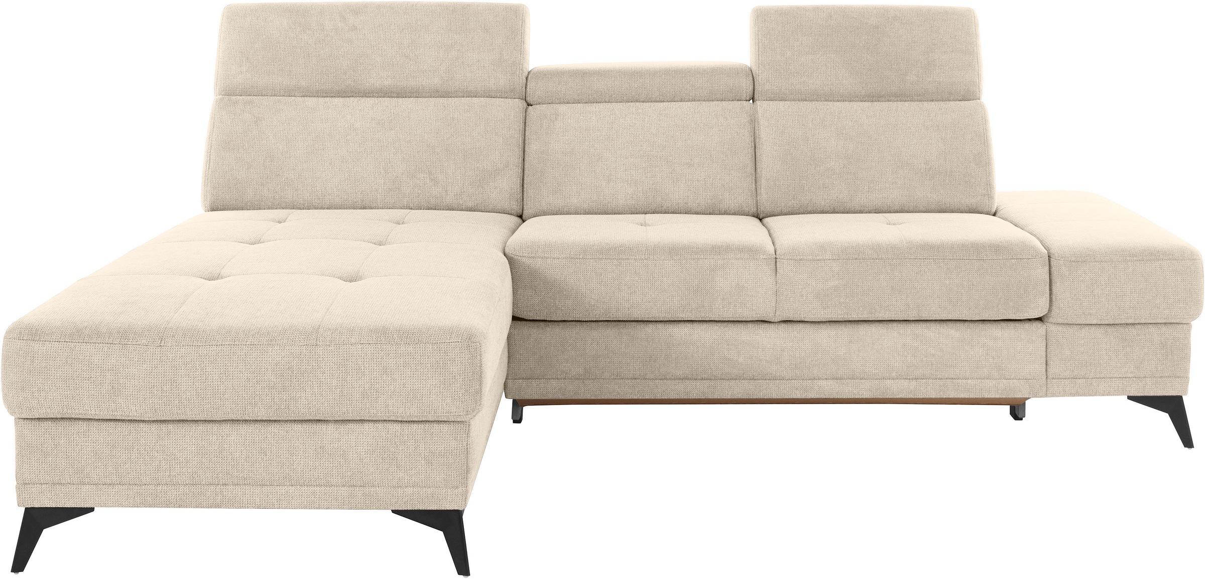 Home affaire Ecksofa »Cardiz L-Form« inkl.Kopfteilverstellung und Federkern günstig online kaufen