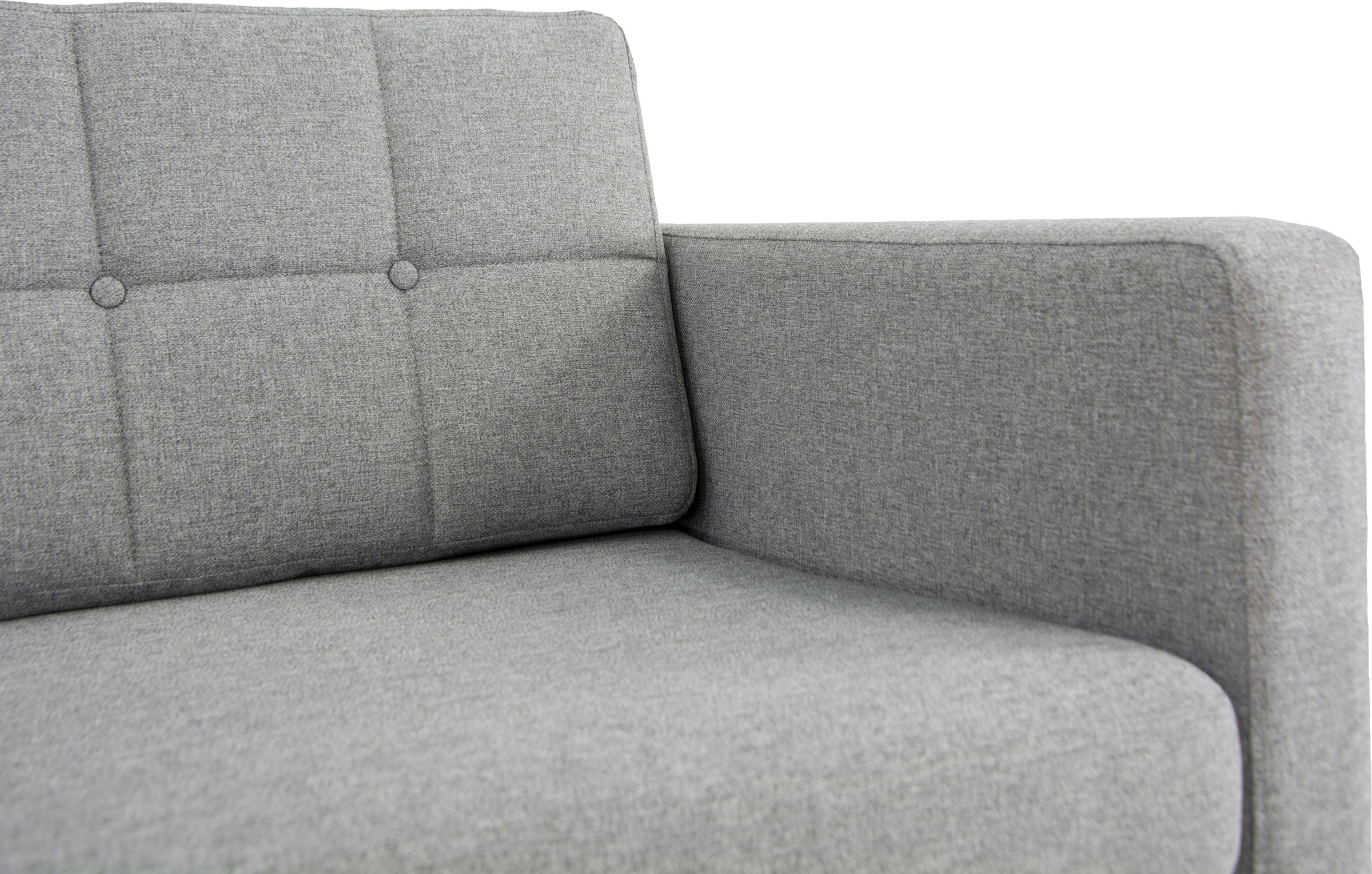 Home affaire 2-Sitzer »Brest« mit Knopfheftung und Steppung im Rücken, geradliniges Design