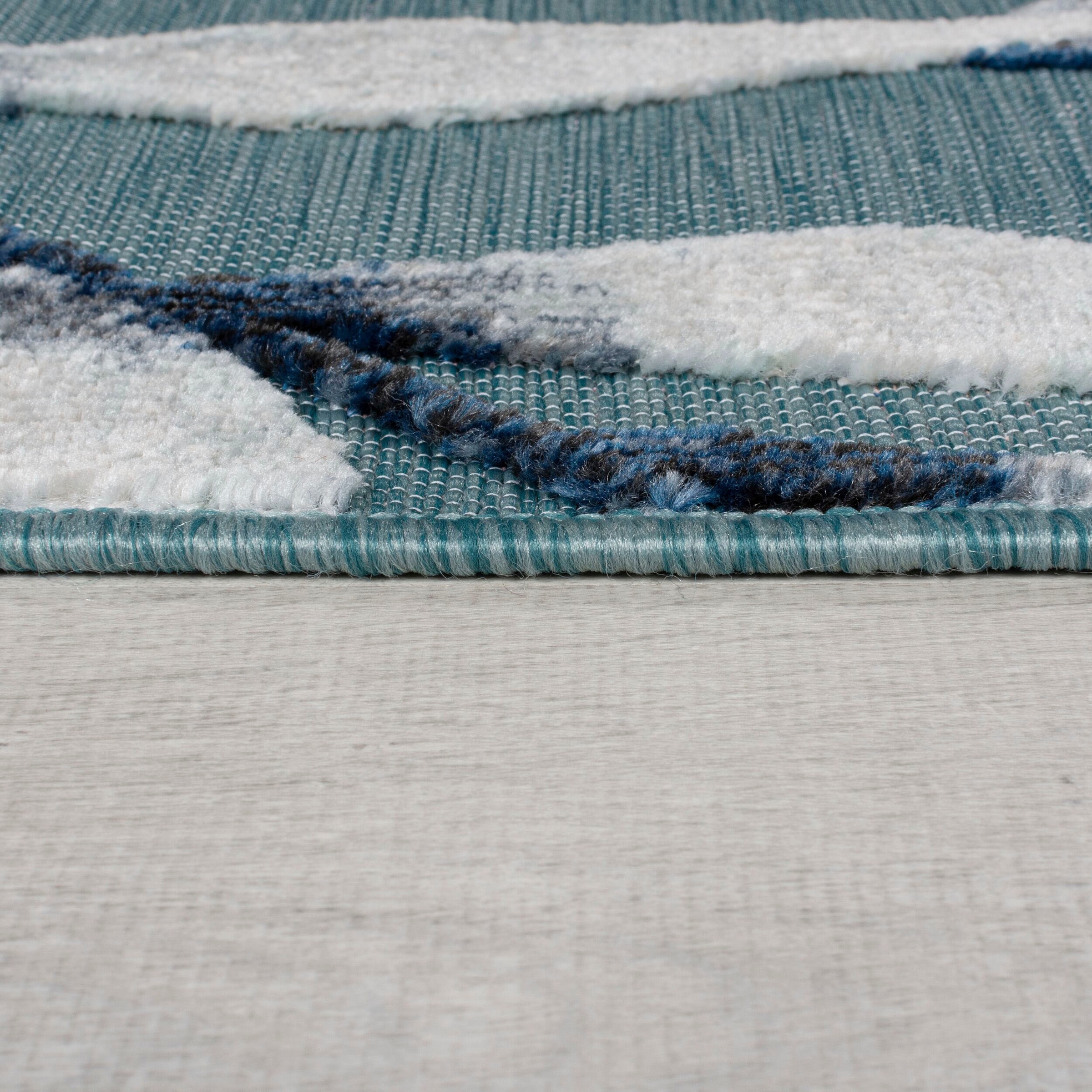 FLAIR RUGS Teppich »Willow«, rechteckig, 2 mm Höhe, Outdoor geeignet, Hoch-Tief Effekt