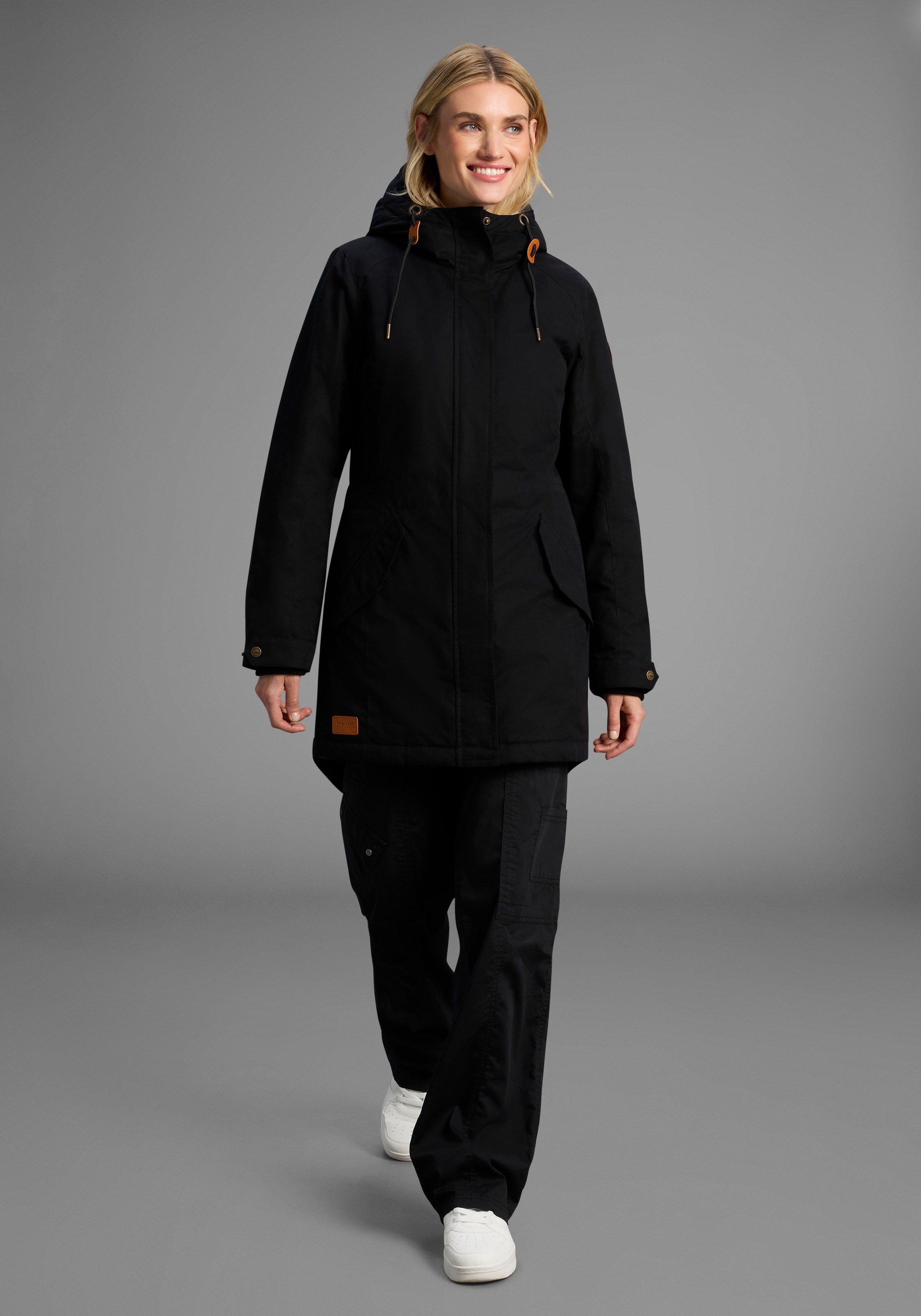 KangaROOS Parka, mit Teddy Fellimitat gefüttert, Winterjacke