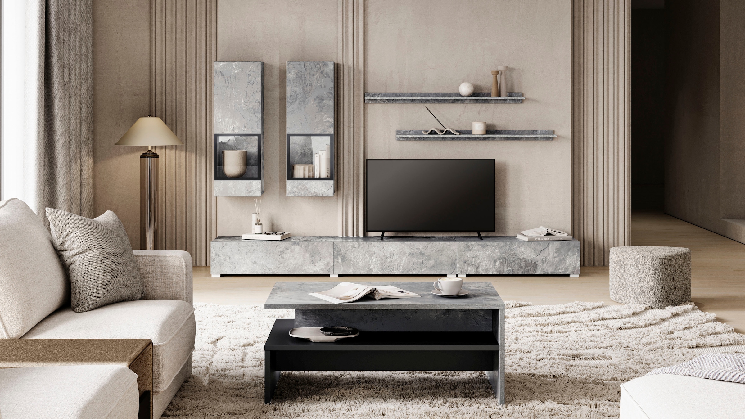 OTTO home Wohnwand »Baros« Set, 6 Stk. tlg.