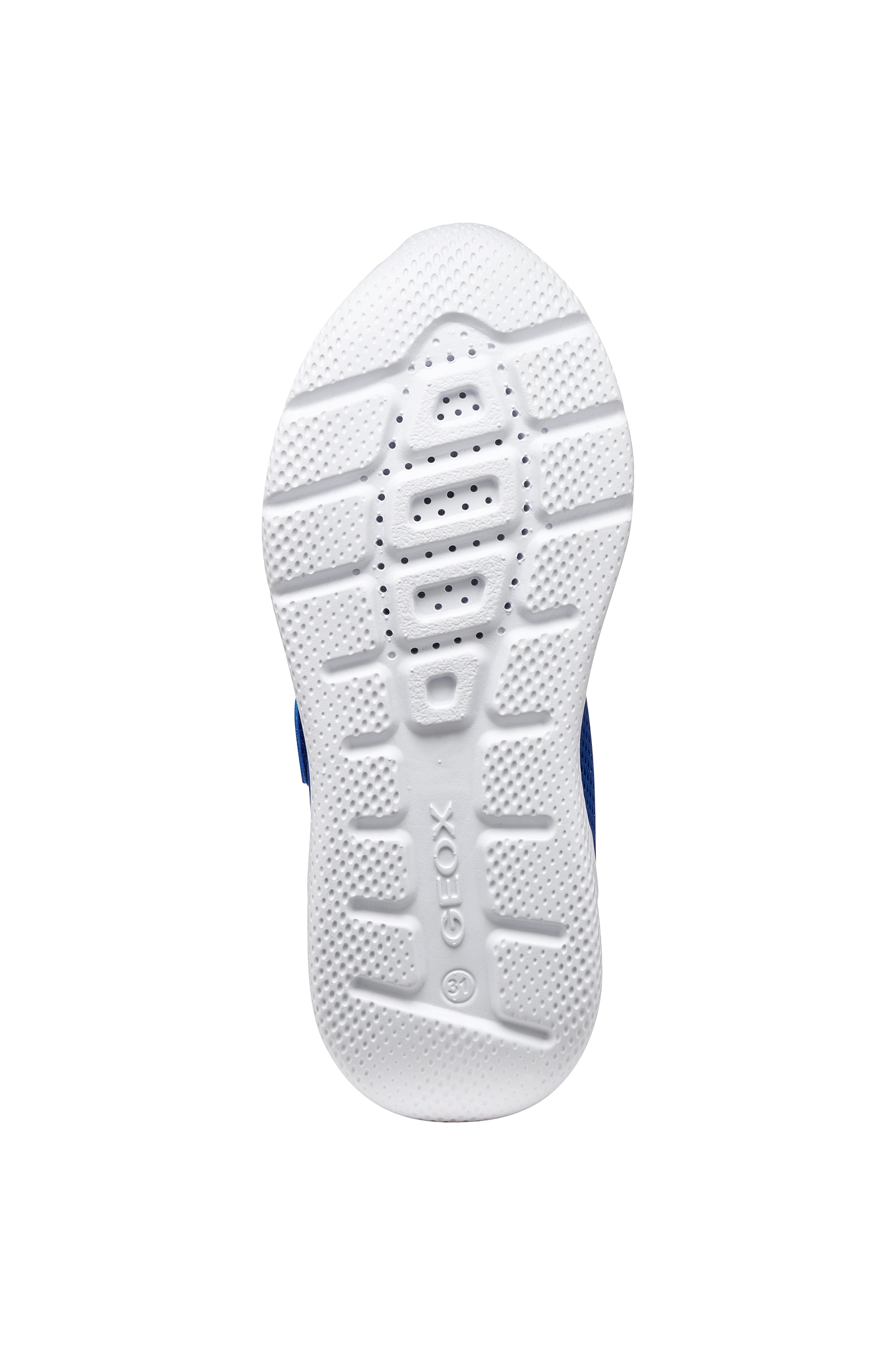 Geox Sneaker »J SPRINTYE BOY«  Halbschuh mit bunten Besätzen, Größenschablone zum Download