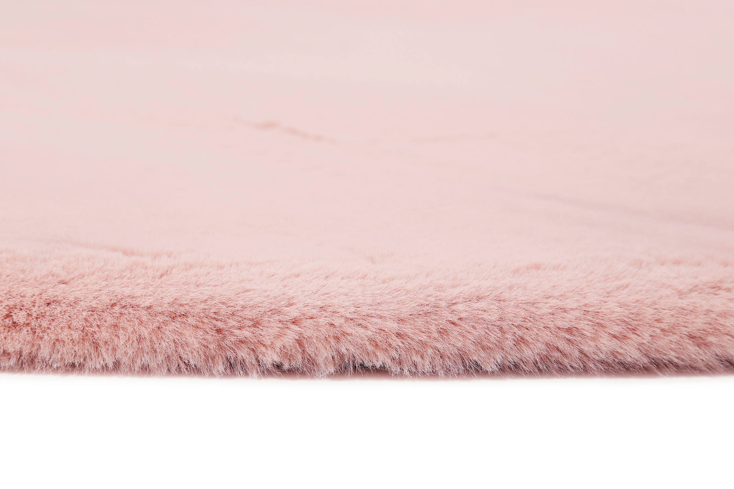 Esprit Hochflor-Teppich »Alice ESP-4377 Kunstfell«, rund, 25 mm Höhe, Kaninchenfell-Haptik, besonders weich und dicht, für alle Räume
