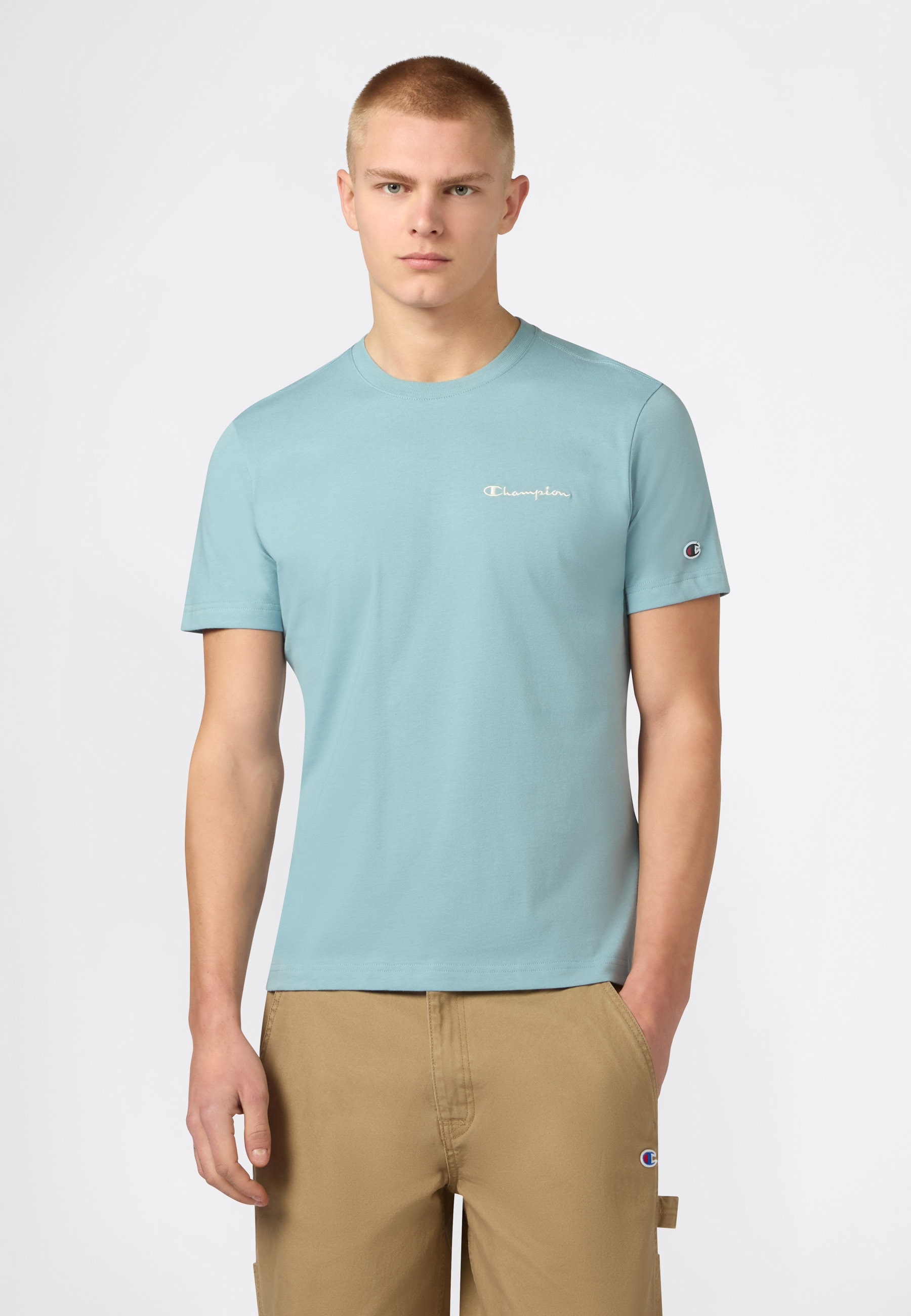 Champion T-Shirt »Icons Tee« sportliche Passform, Kurzarm, für Sportmode und Freizeit