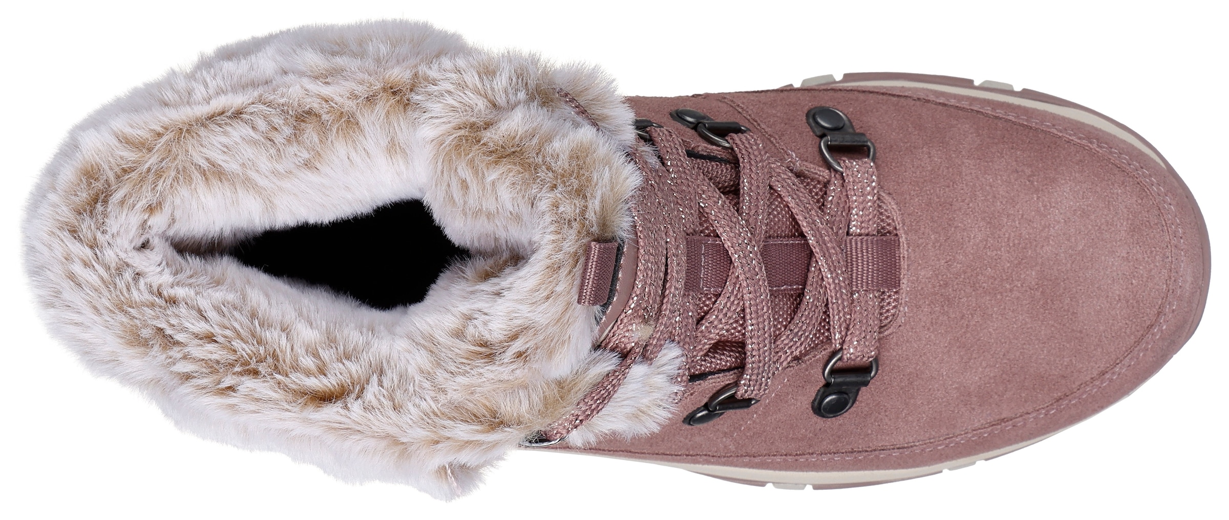 Skechers Winterboots »TREGO-«, Chunky Boots, Freizeitschuh, Winterstiefel mit Plateausohle