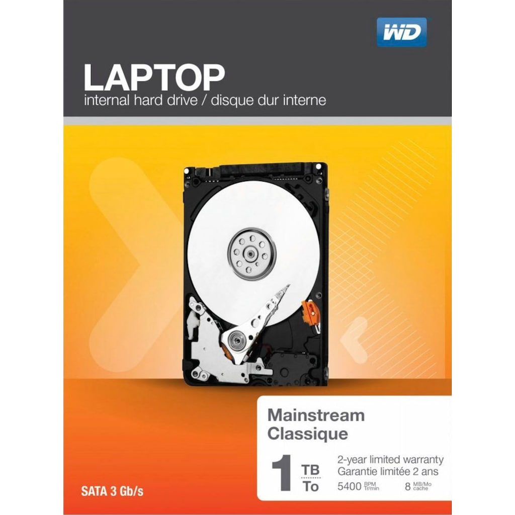 Western Digital HDD-Festplatte »Laptop Everyday«, 2,5 Zoll, Anschluss SATA III