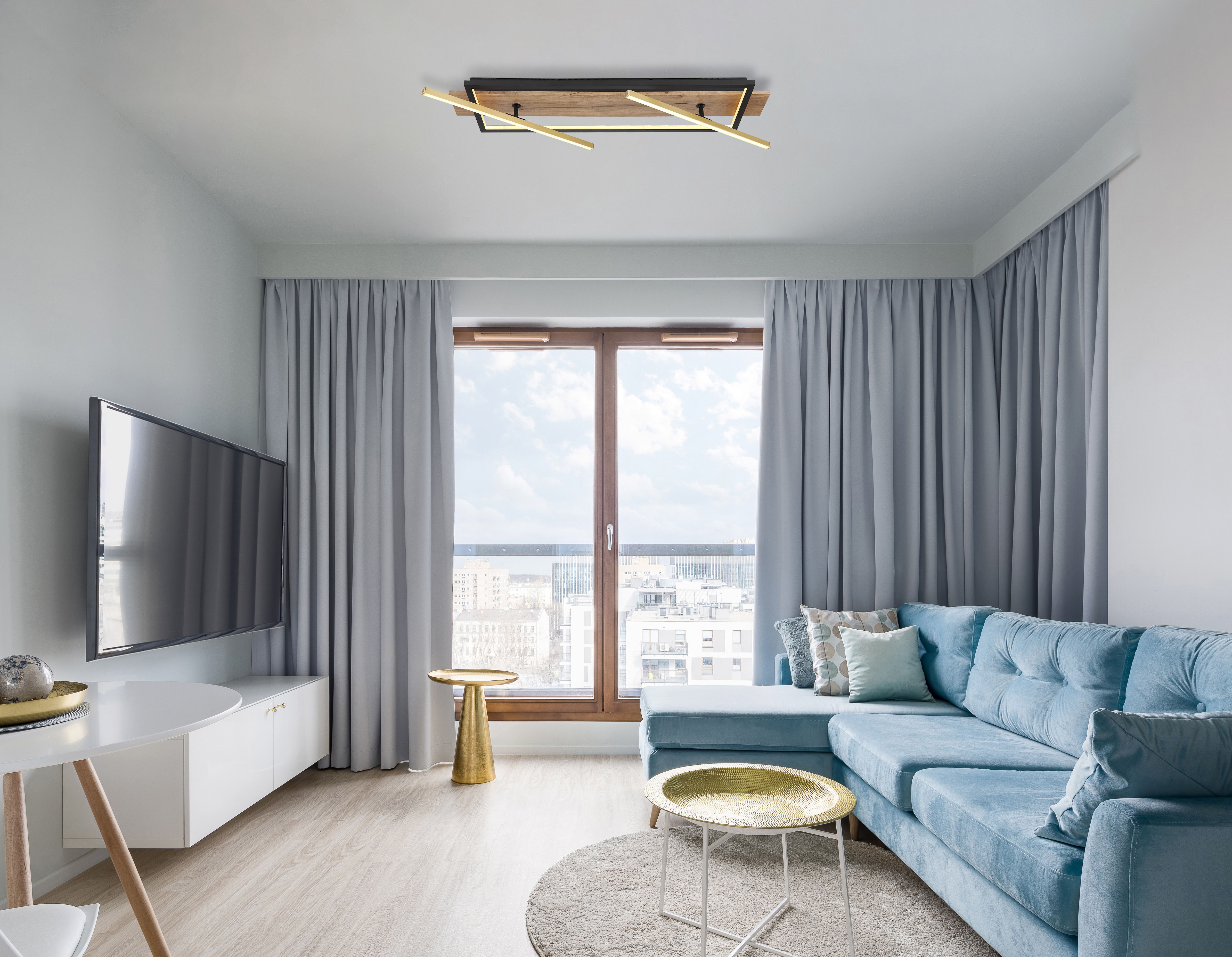 GLOBO LIGHTING LED Deckenleuchte »BEATRIX« LED-Modul Warmweiß Deckenlampe/W günstig online kaufen