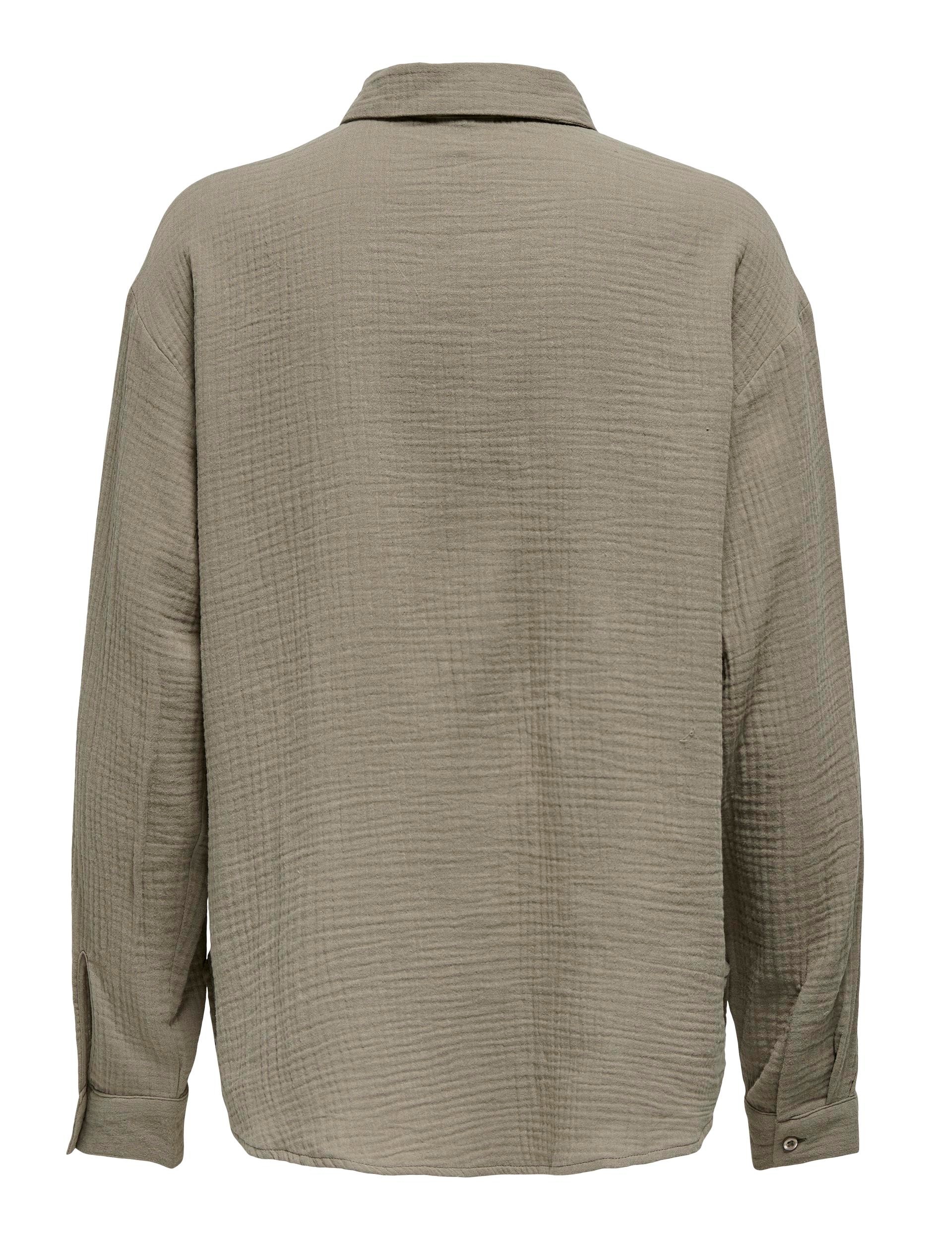 JDY Hemdbluse »JDYTHEIS LIFE L/S LOOSE SHIRT WVN NOOS« Baumwolle, regular fit