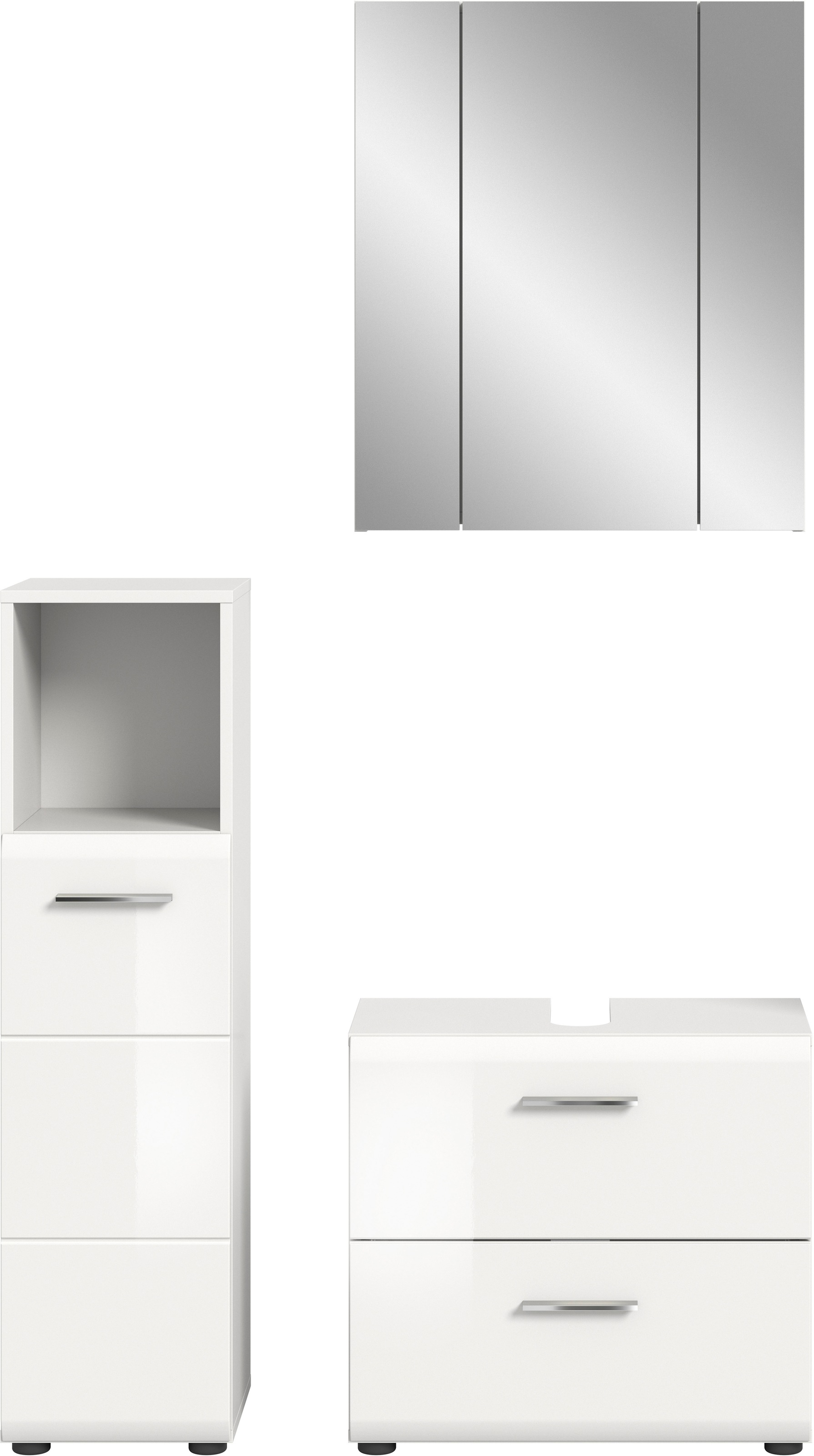 INOSIGN Badmöbel-Set »FLORENZ, TOPSELLER!, 3-teilige Badkombination, hochwe günstig online kaufen