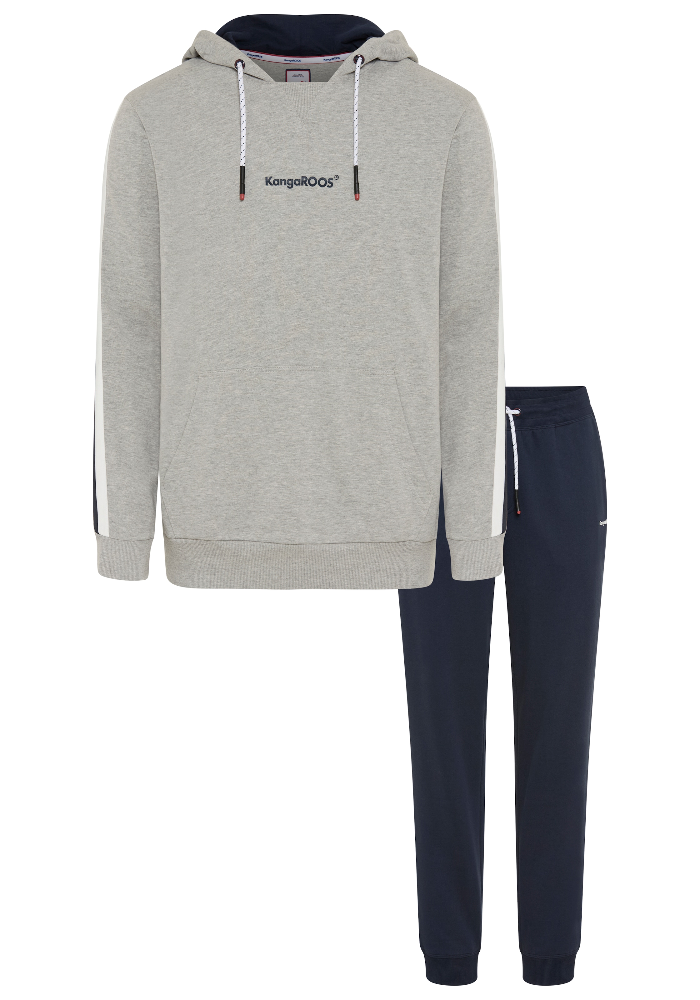 KangaROOS Jogginganzug mit Kapuze, aus Baumwolle und Polyester